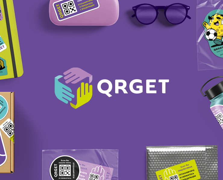 QRGET — Брендинг на Dprofile