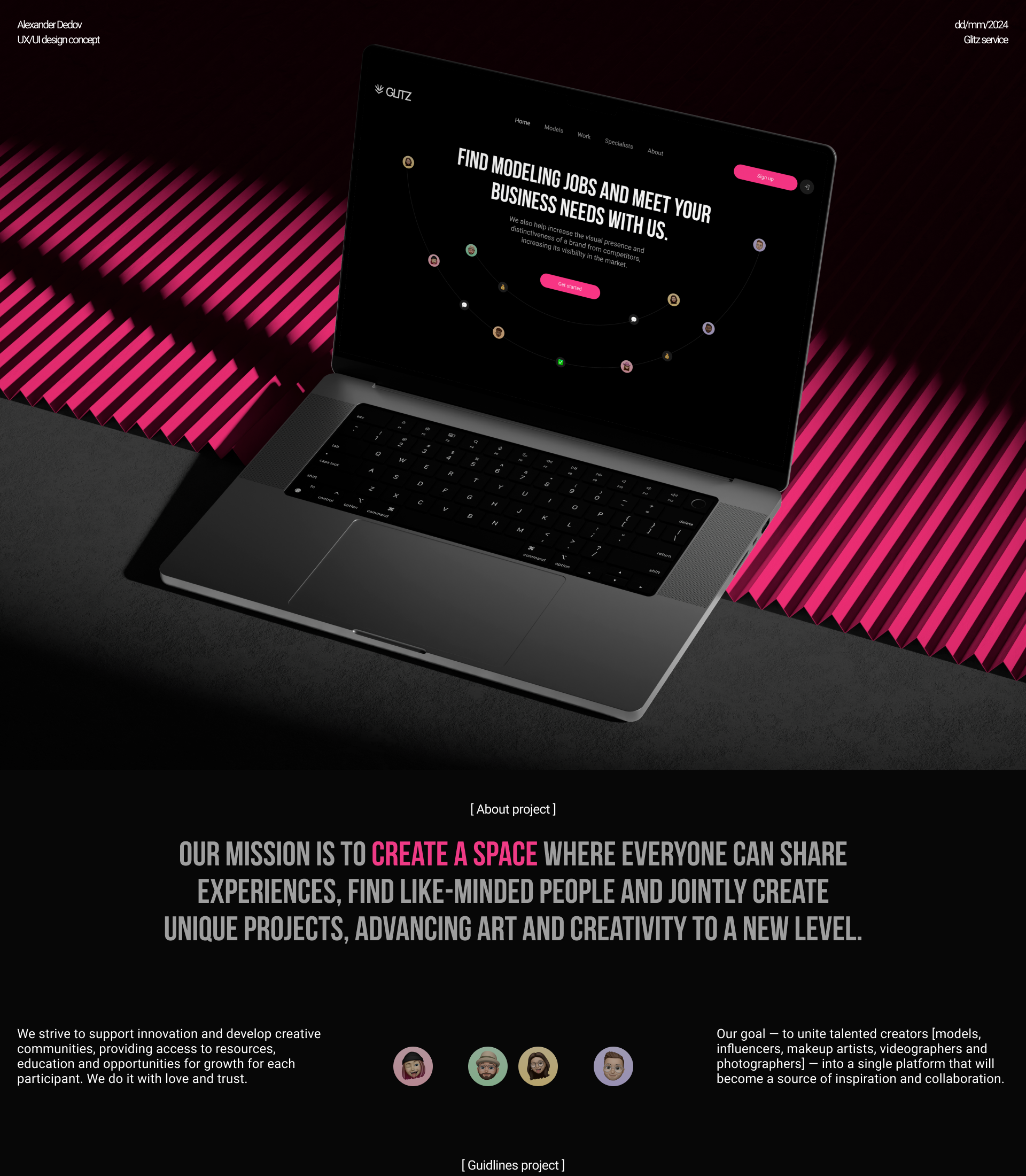 GLITZ© — Изображение №1 — Интерфейсы на Dprofile