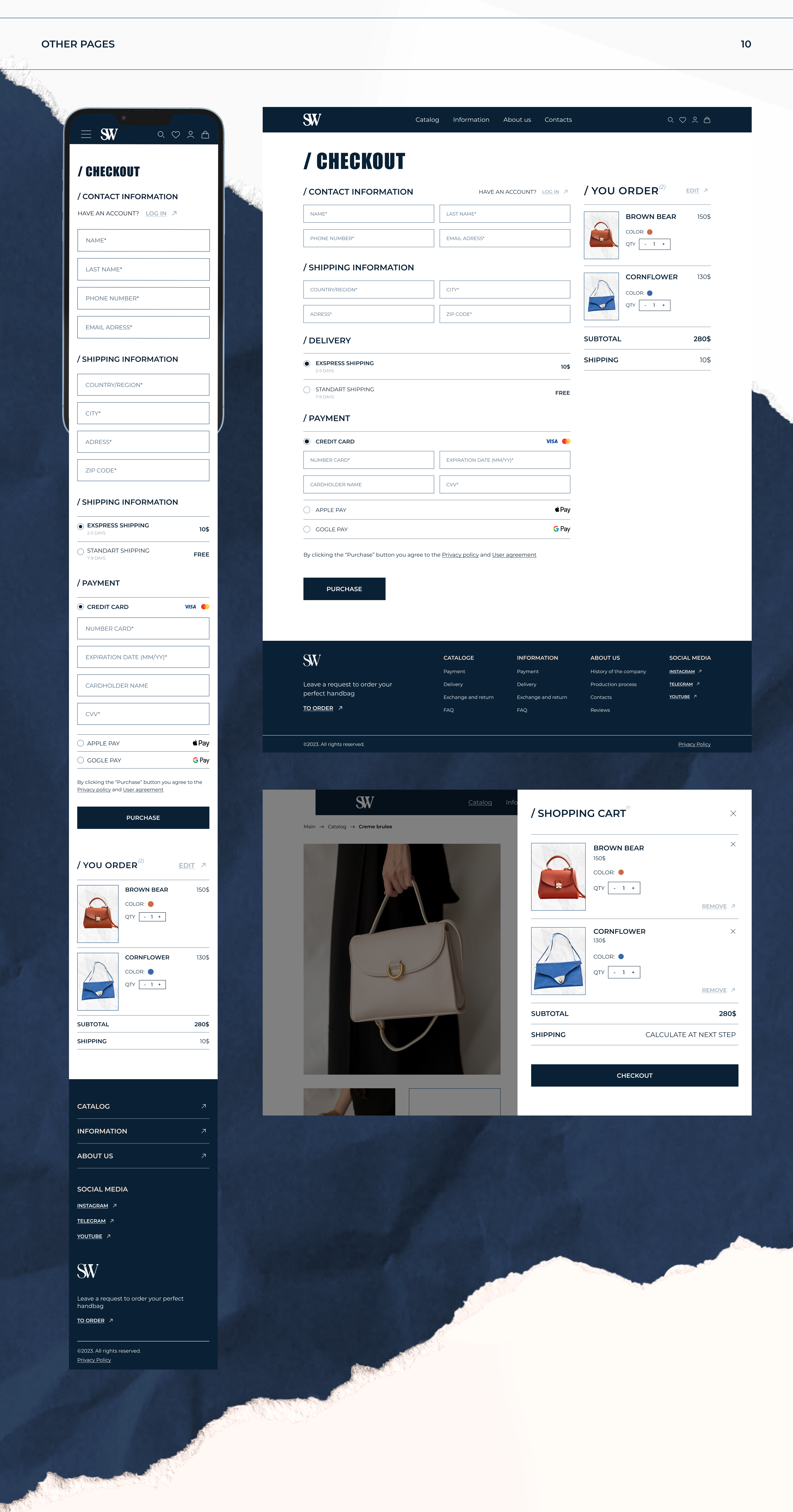 Online store of women's bags — Изображение №12 — Интерфейсы на Dprofile