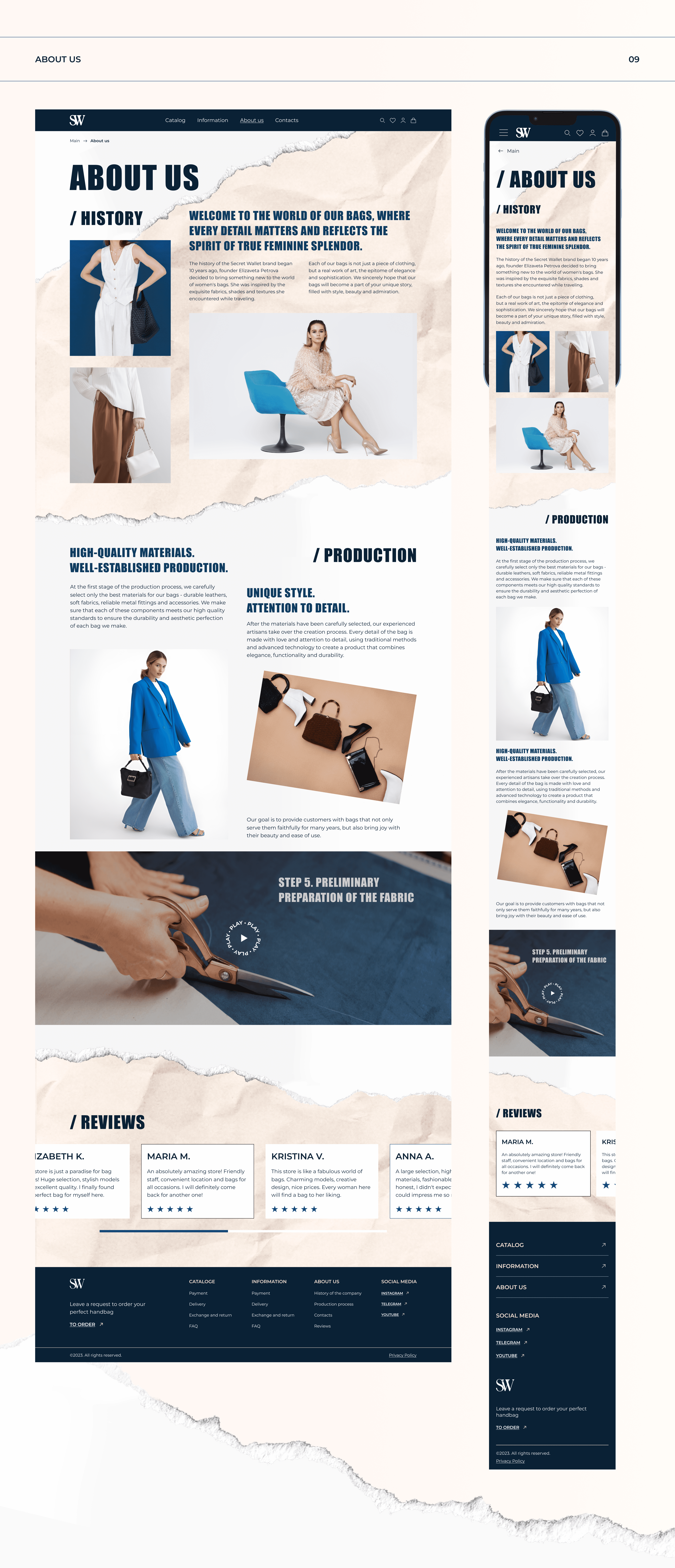 Online store of women's bags — Изображение №11 — Интерфейсы на Dprofile