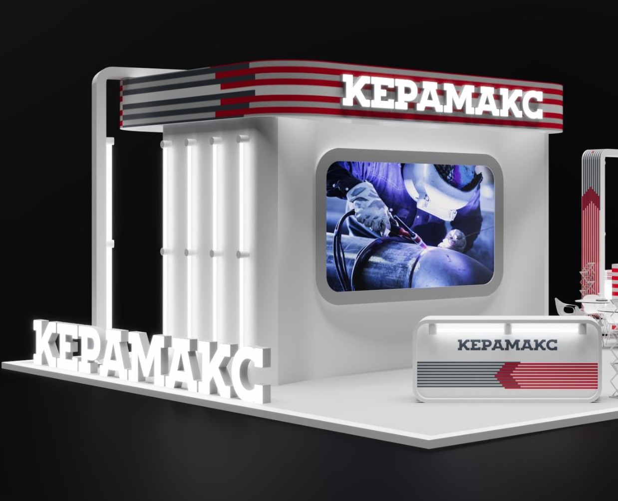 Выставочный стенд — 3D на Dprofile