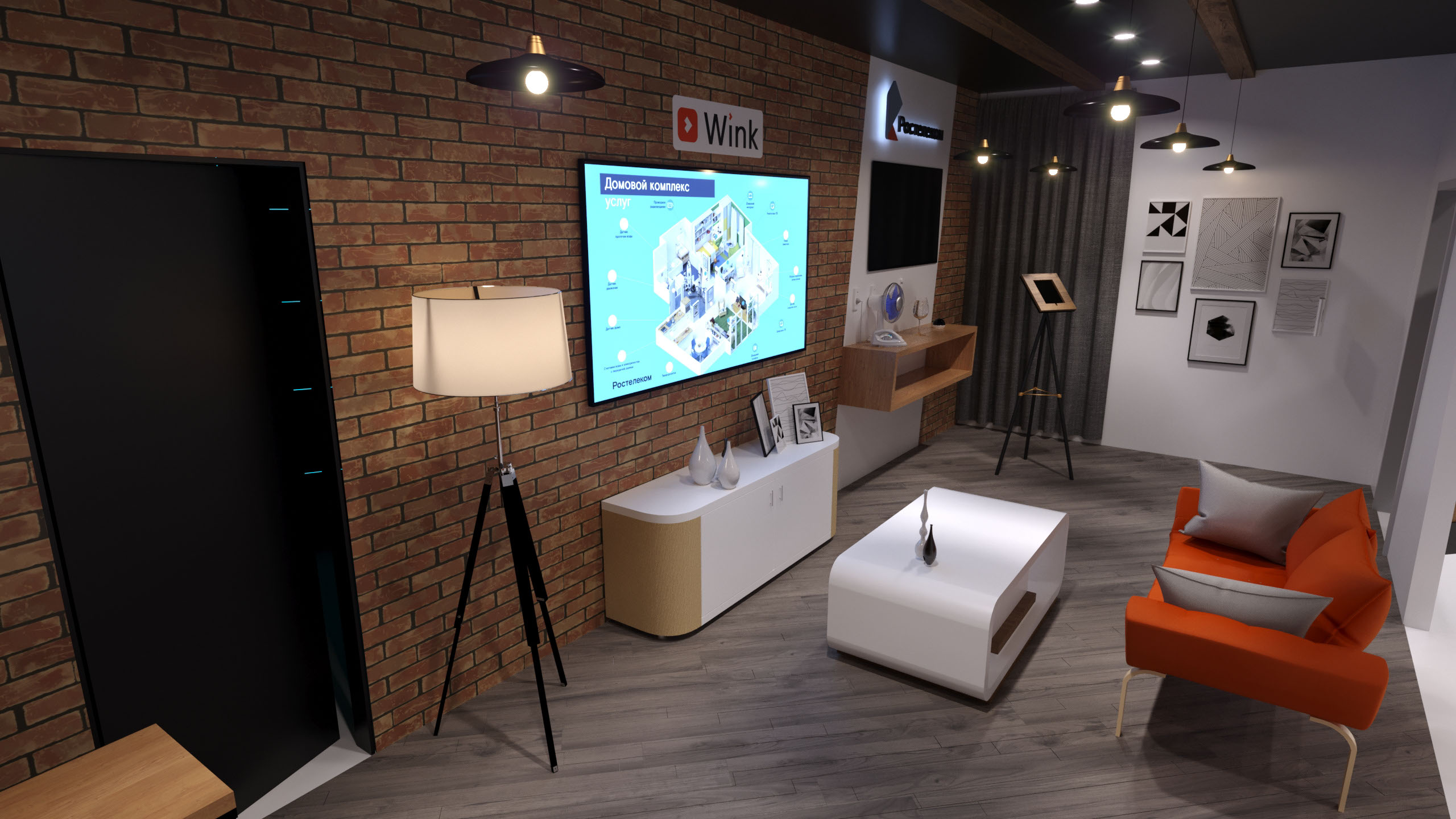 Двухэтажный выставочный стенд — Изображение №8 — 3D на Dprofile