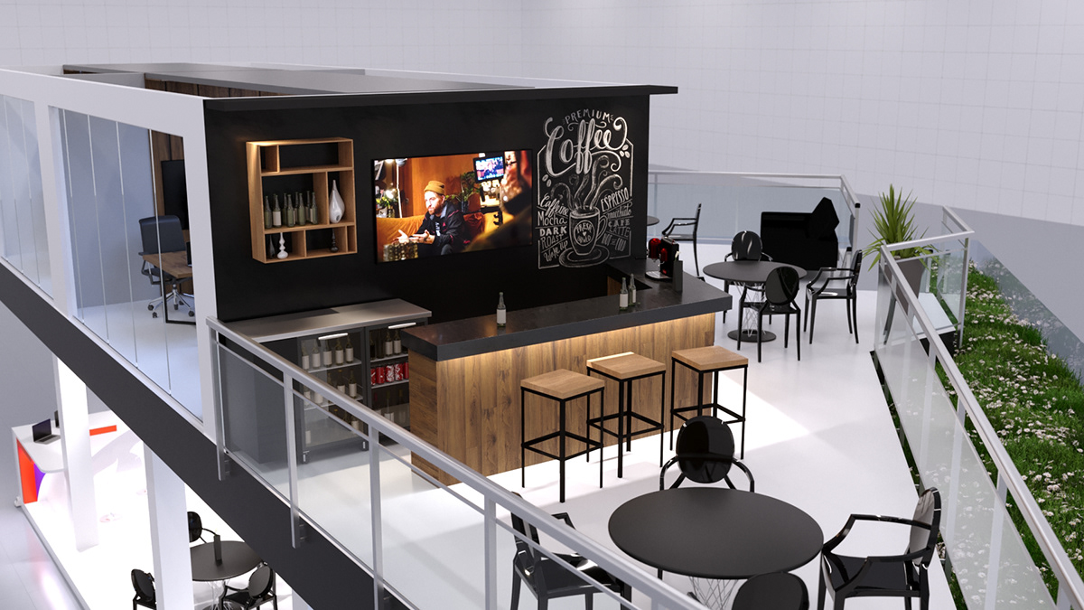 Двухэтажный выставочный стенд — Изображение №6 — 3D на Dprofile