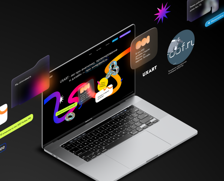 Редизайн сайта UXART — Интерфейсы на Dprofile