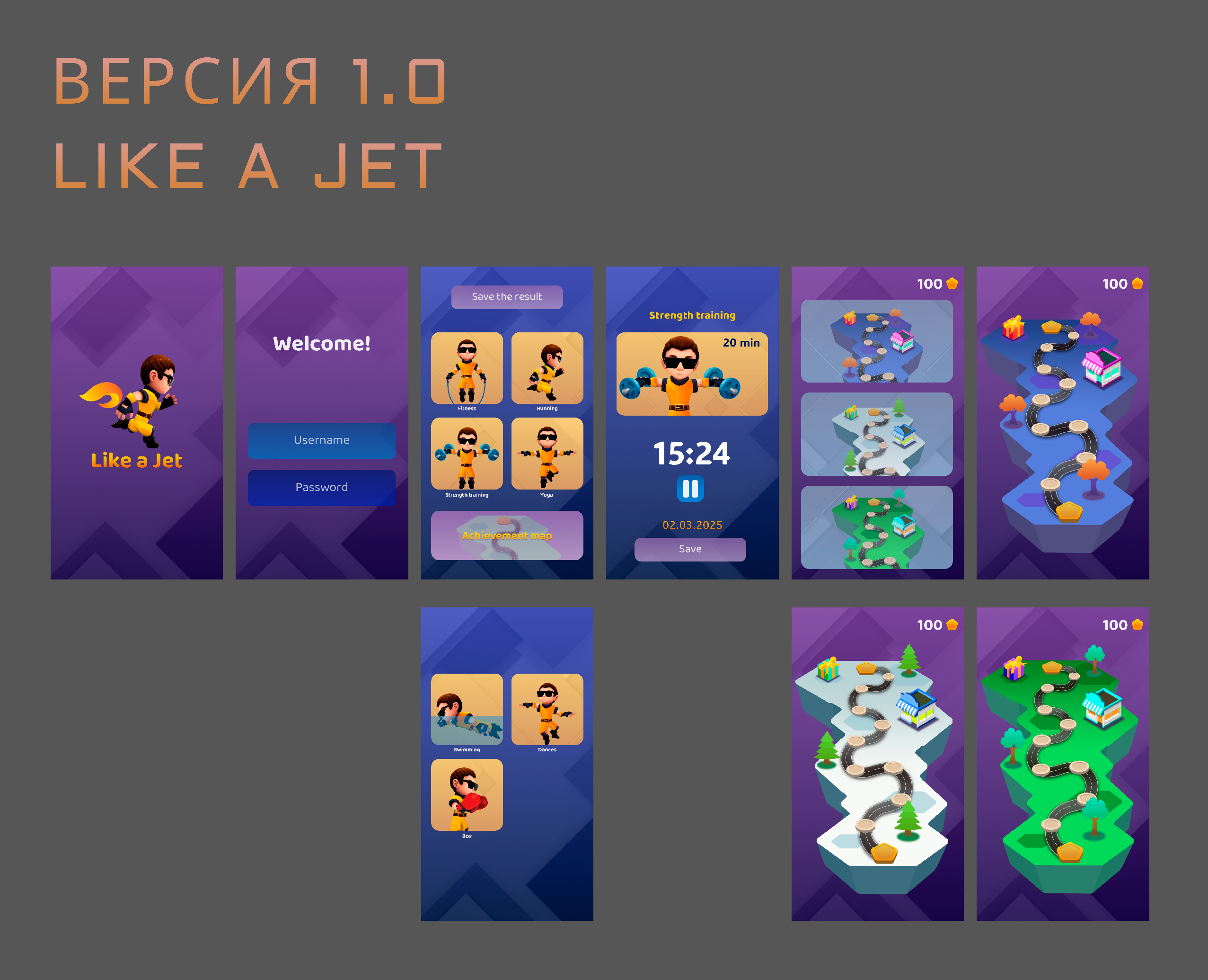 LIKE A JET — Интерфейсы, Брендинг на Dprofile