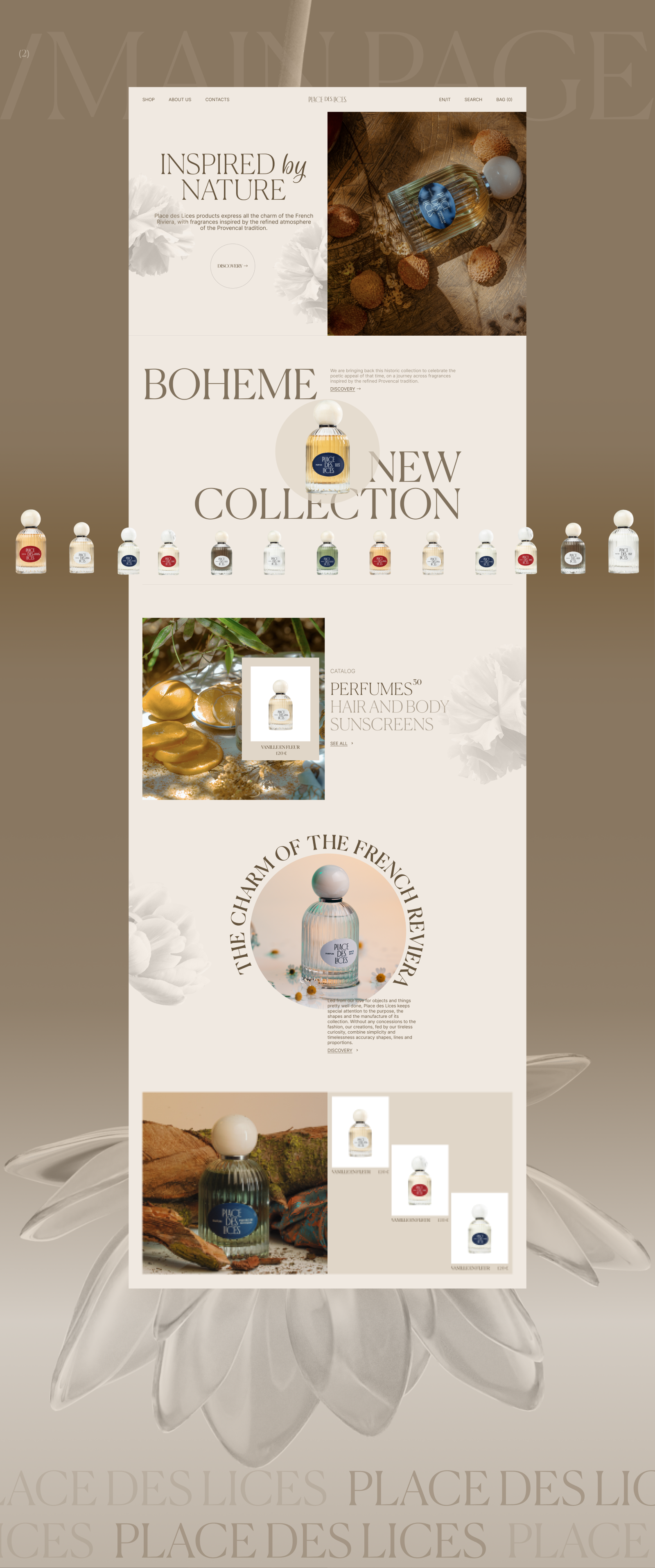 Place des Lices | E-commerce Redesign — Изображение №2 — Интерфейсы, Анимация на Dprofile