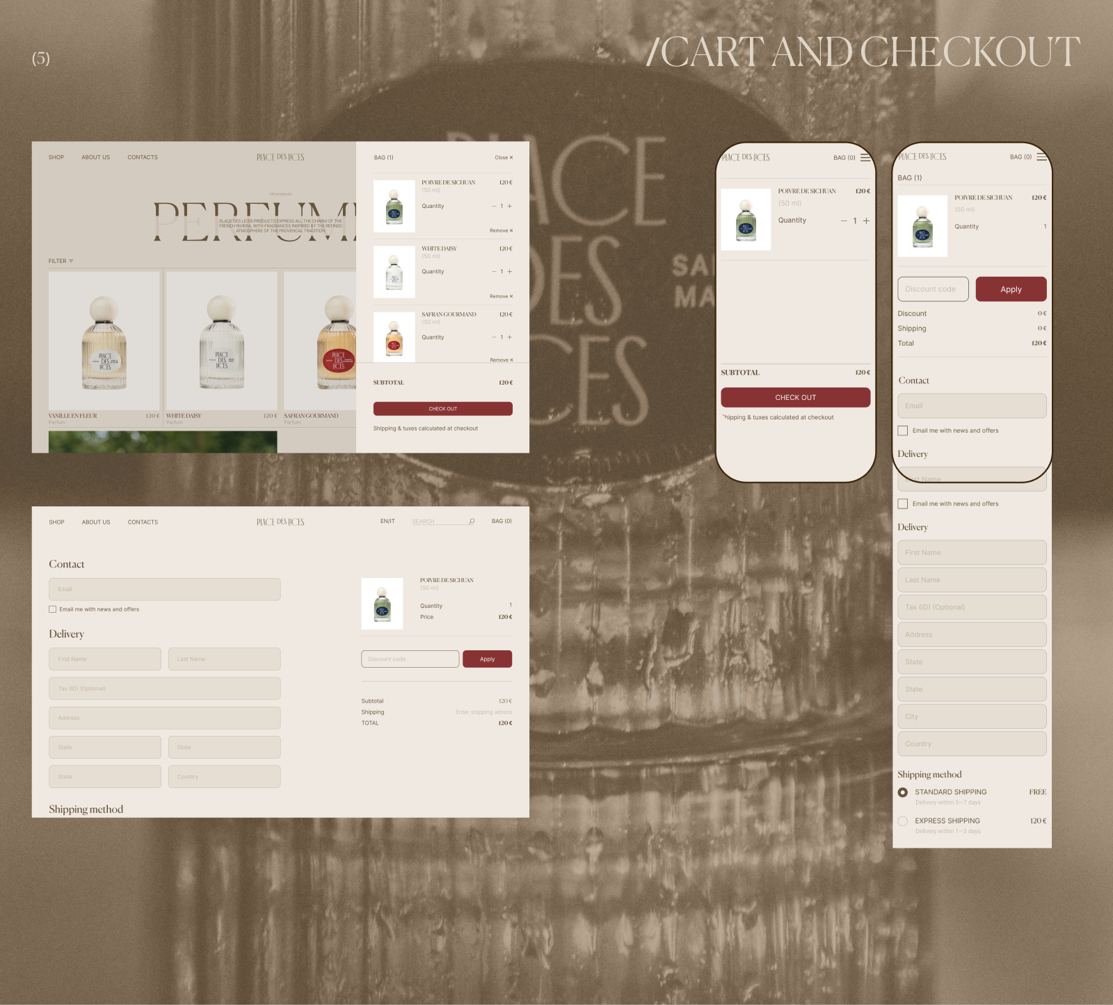 Place des Lices | E-commerce Redesign — Изображение №9 — Интерфейсы, Анимация на Dprofile