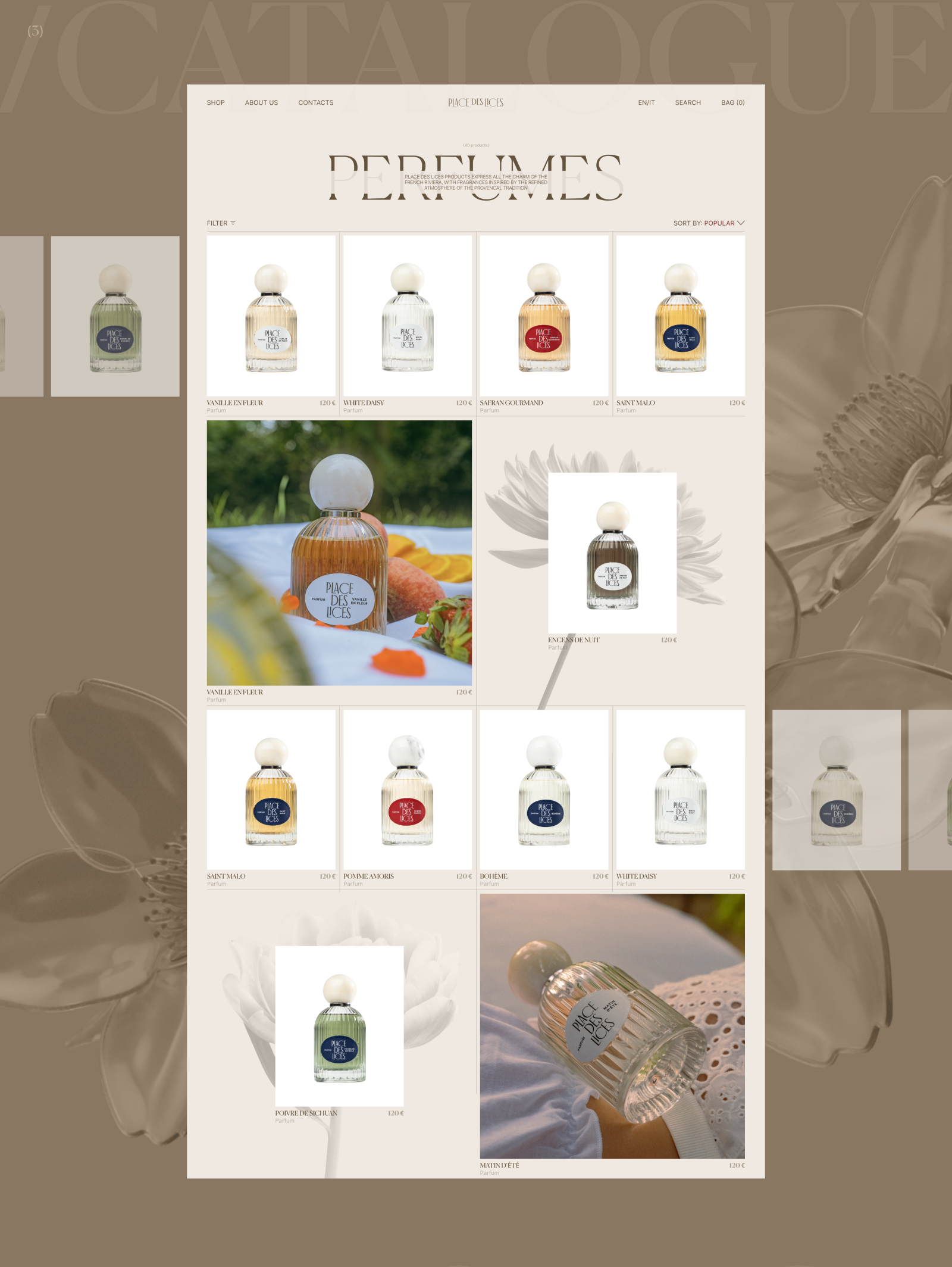 Place des Lices | E-commerce Redesign — Изображение №5 — Интерфейсы, Анимация на Dprofile