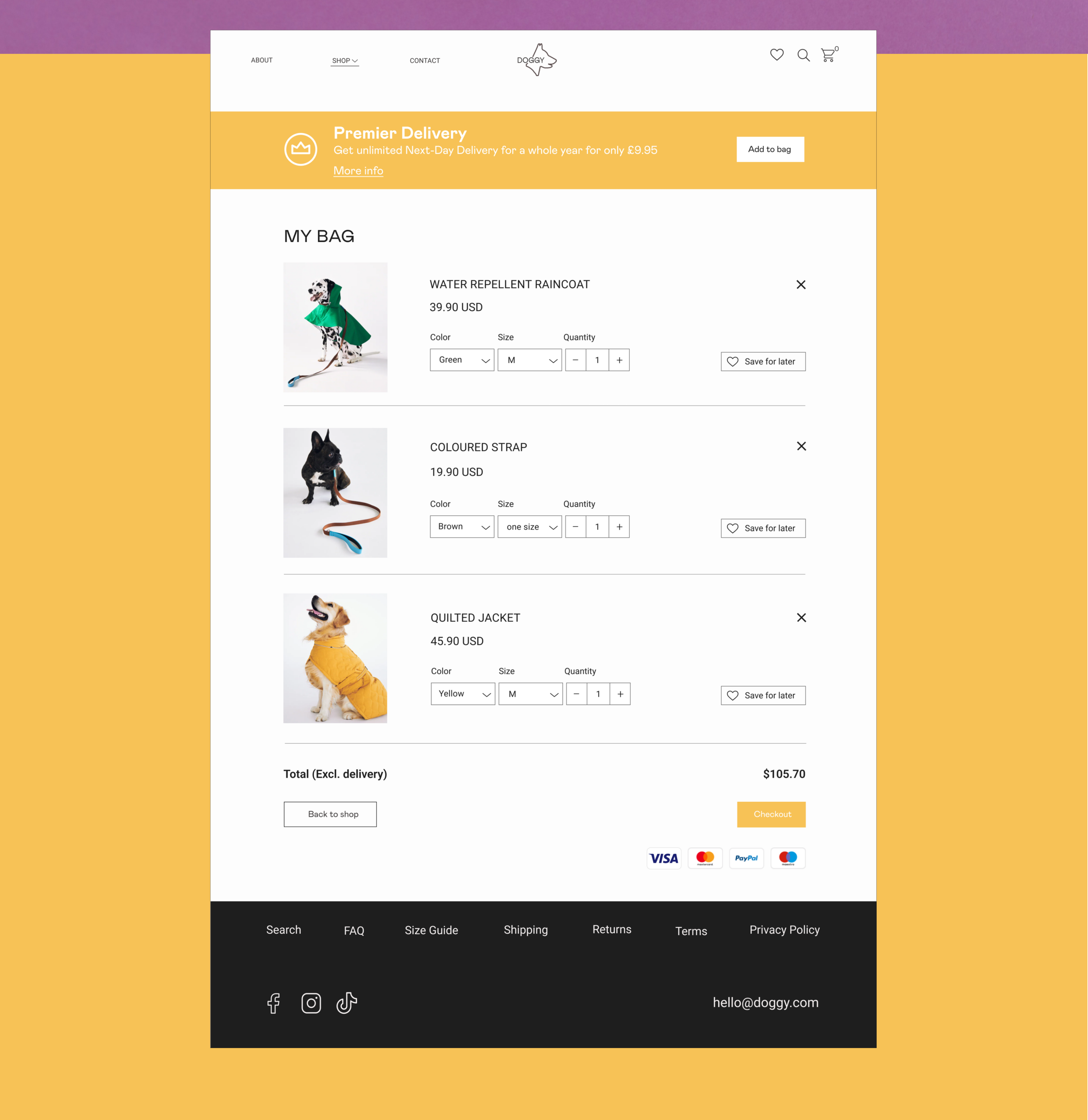 Online Pet Store | E-commerce — Изображение №8 — Брендинг, Интерфейсы на Dprofile