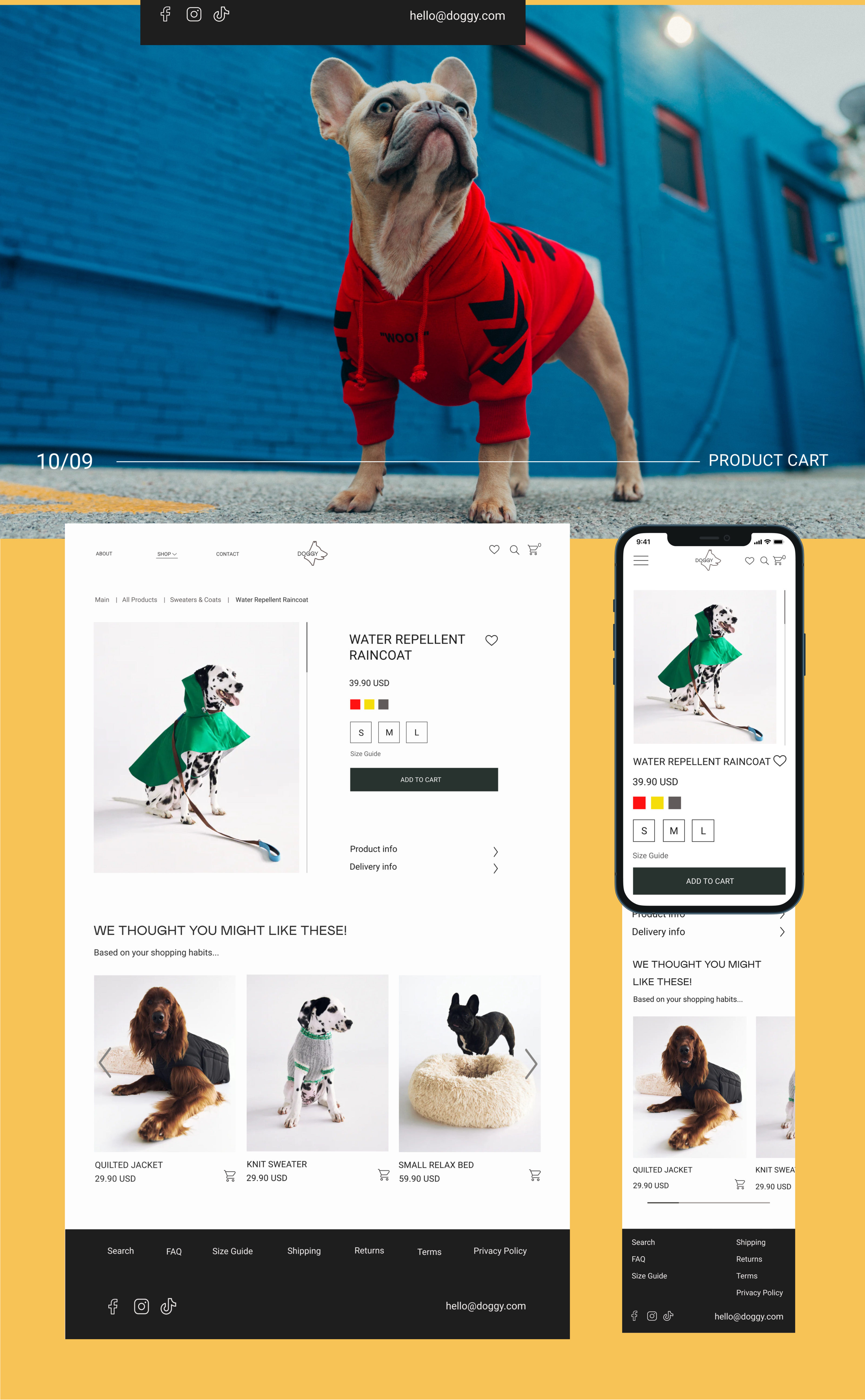 Online Pet Store | E-commerce — Изображение №10 — Брендинг, Интерфейсы на Dprofile