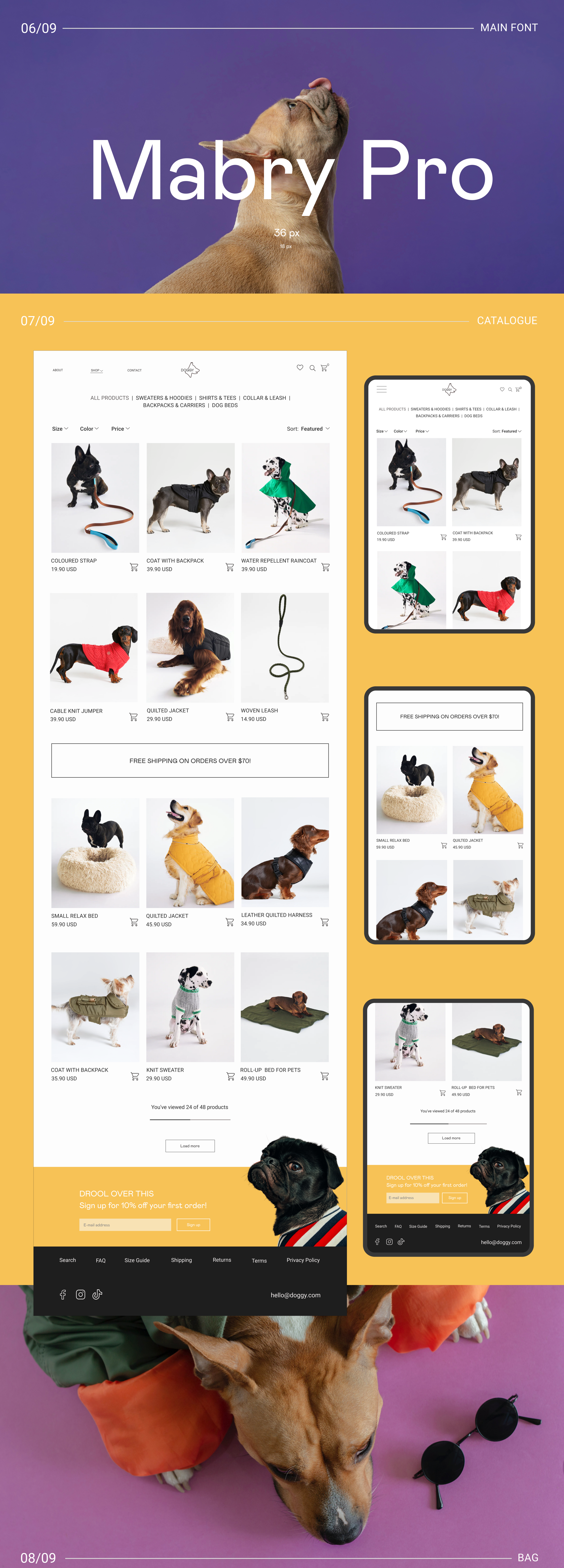 Online Pet Store | E-commerce — Изображение №7 — Брендинг, Интерфейсы на Dprofile