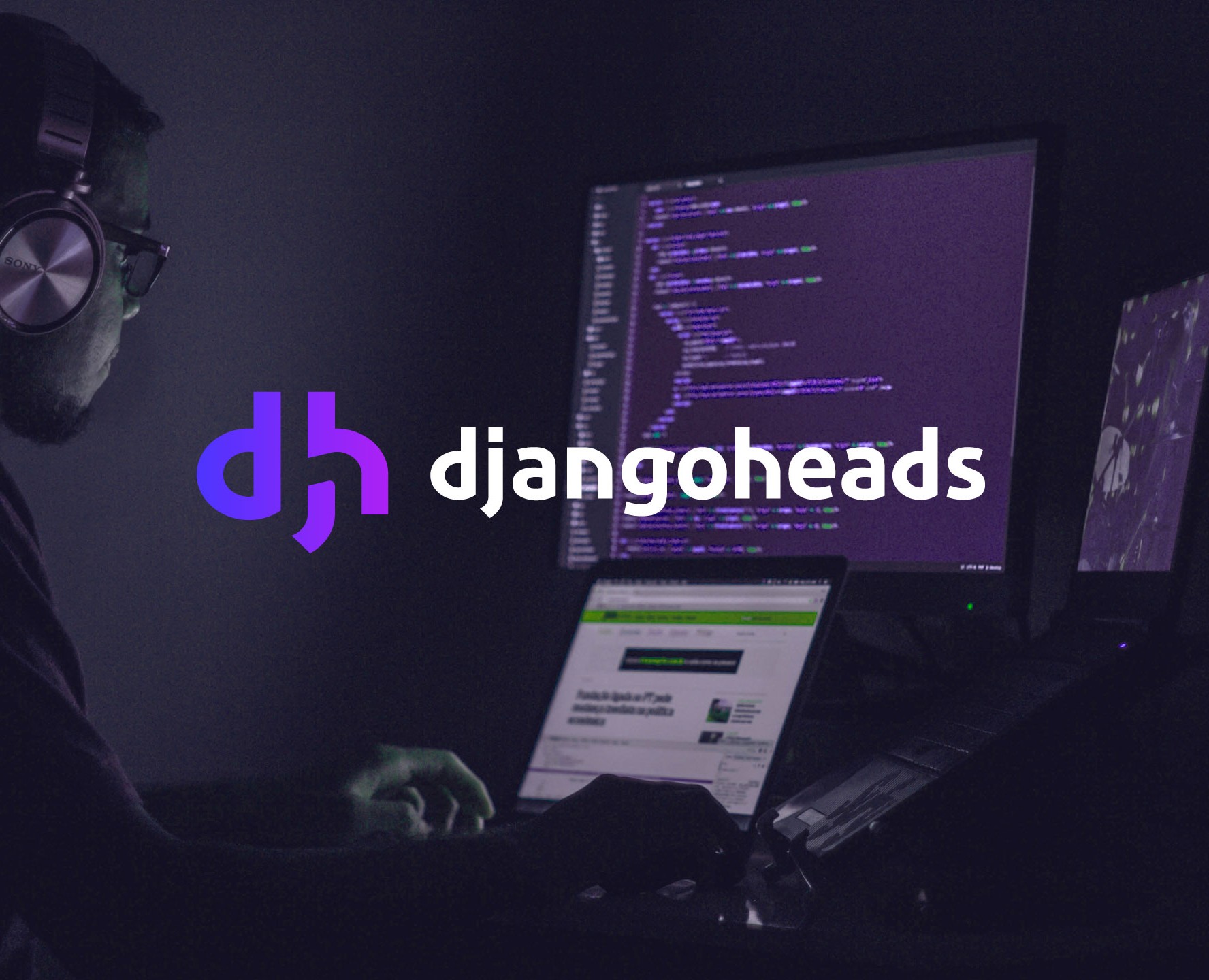 DjangoHeads. Логотип и фирменный стиль. 2023 — Брендинг на Dprofile