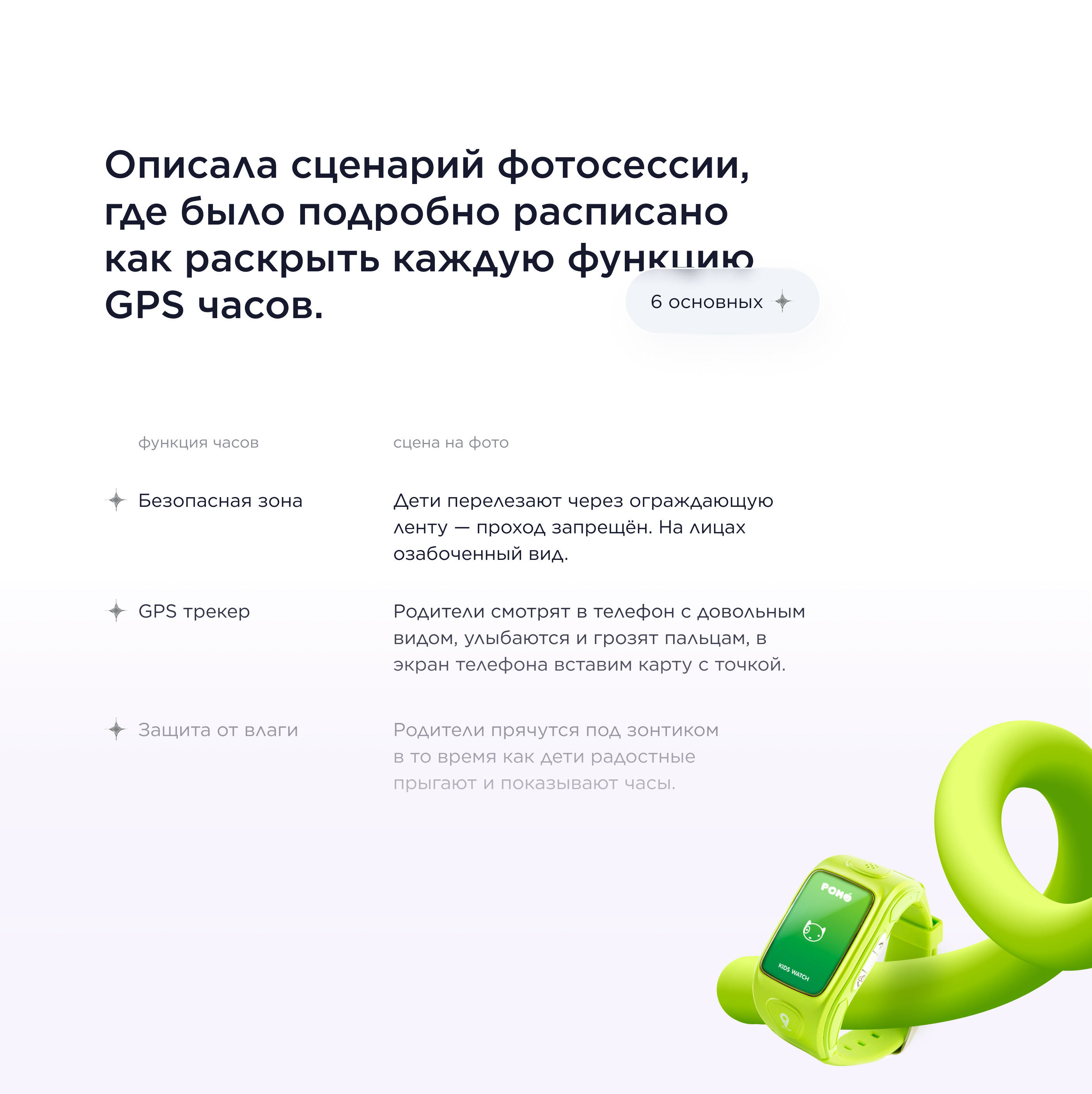 Лендинг для детских gps часов — Изображение №3 — Интерфейсы на Dprofile
