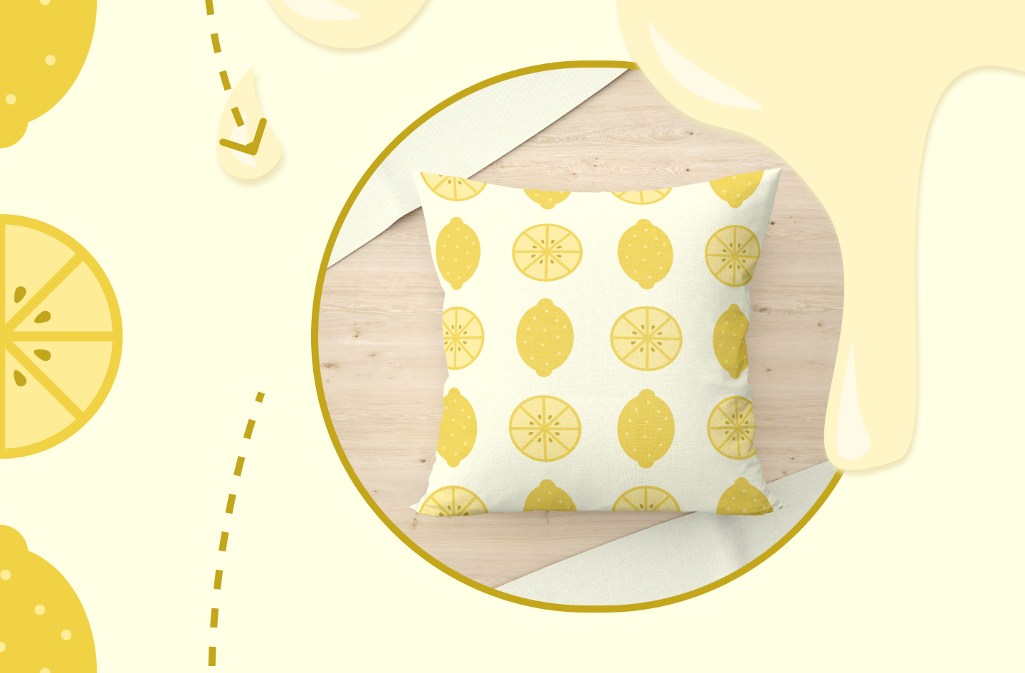 Pattern Juicy lemon — Изображение №5 — Иллюстрация на Dprofile