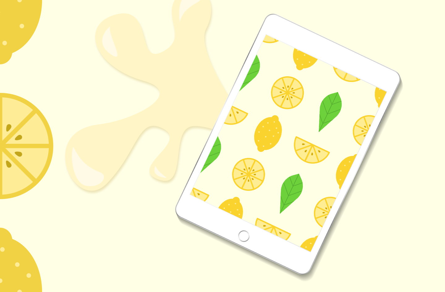 Pattern Juicy lemon — Изображение №3 — Иллюстрация на Dprofile