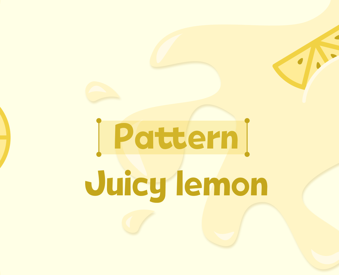 Pattern Juicy lemon — Иллюстрация на Dprofile