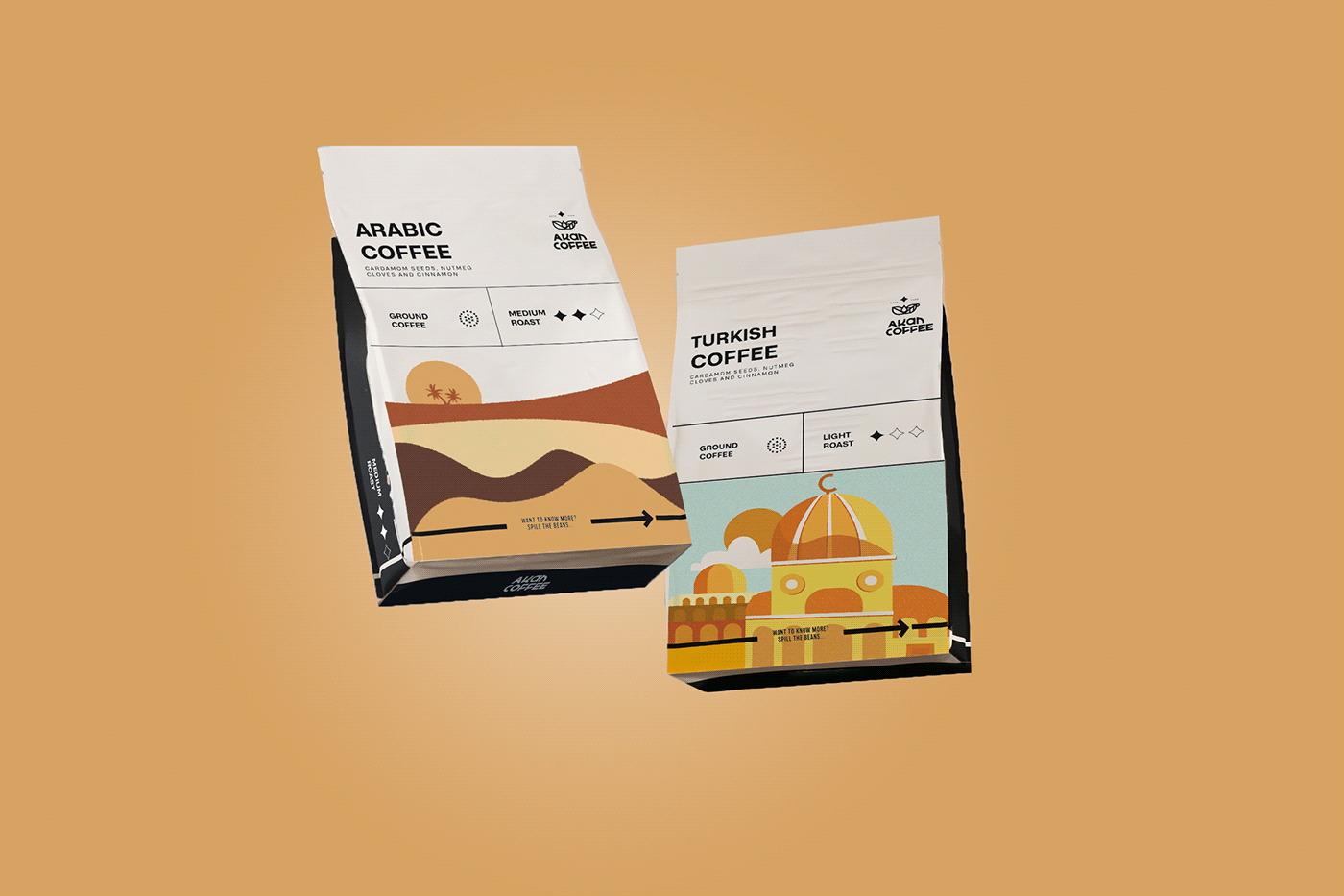 AKAN — Coffee around the world — Изображение №19 — Брендинг, Иллюстрация на Dprofile