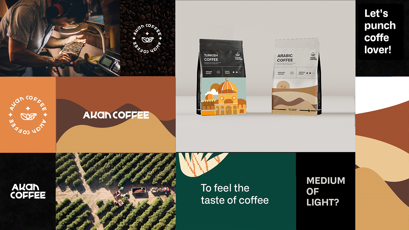 AKAN — Coffee around the world — Изображение №4 — Брендинг, Иллюстрация на Dprofile