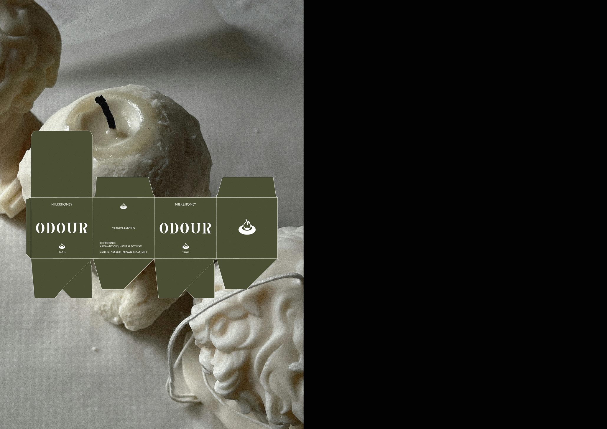 brand of candles / бренд свечей и благовоний / ODOUR — Изображение №9 — Брендинг на Dprofile