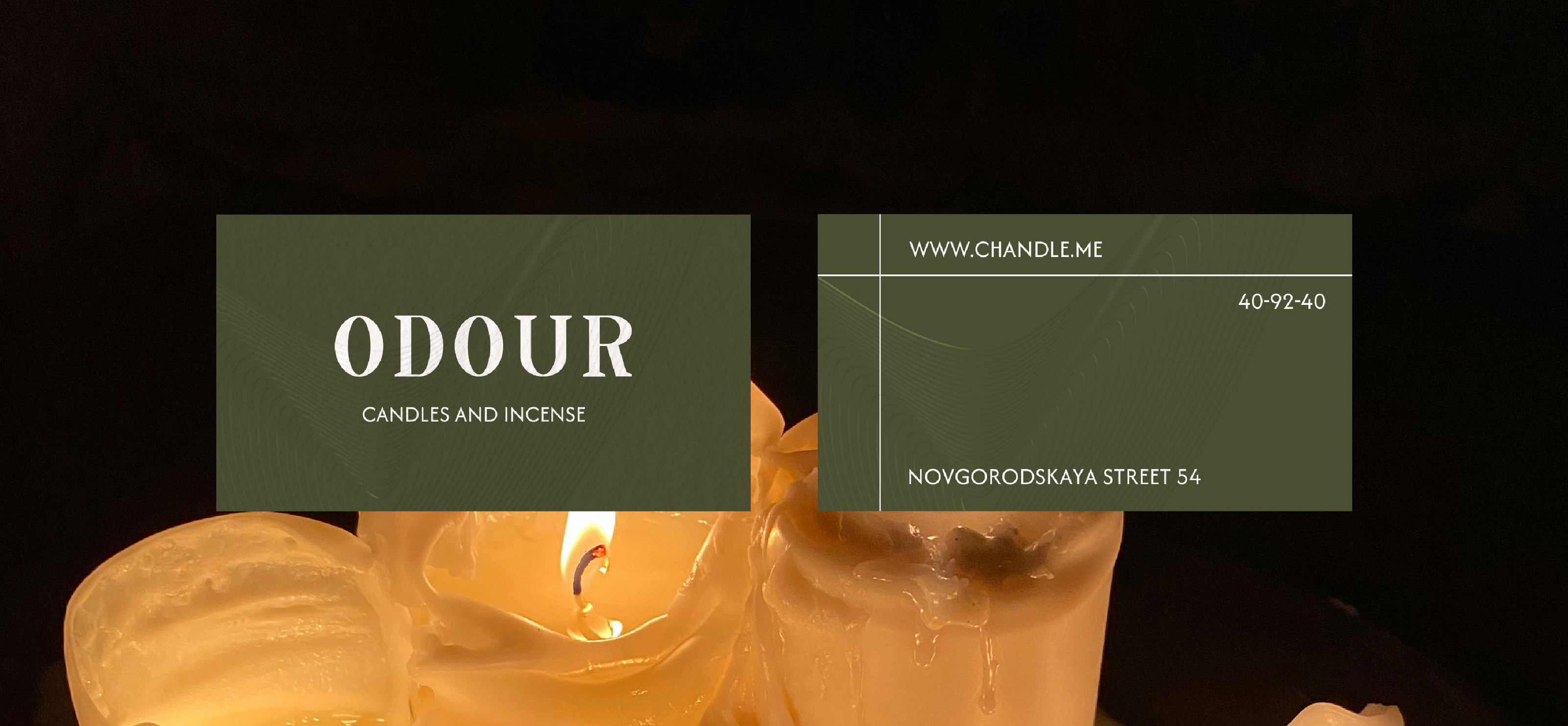 brand of candles / бренд свечей и благовоний / ODOUR — Изображение №5 — Брендинг на Dprofile