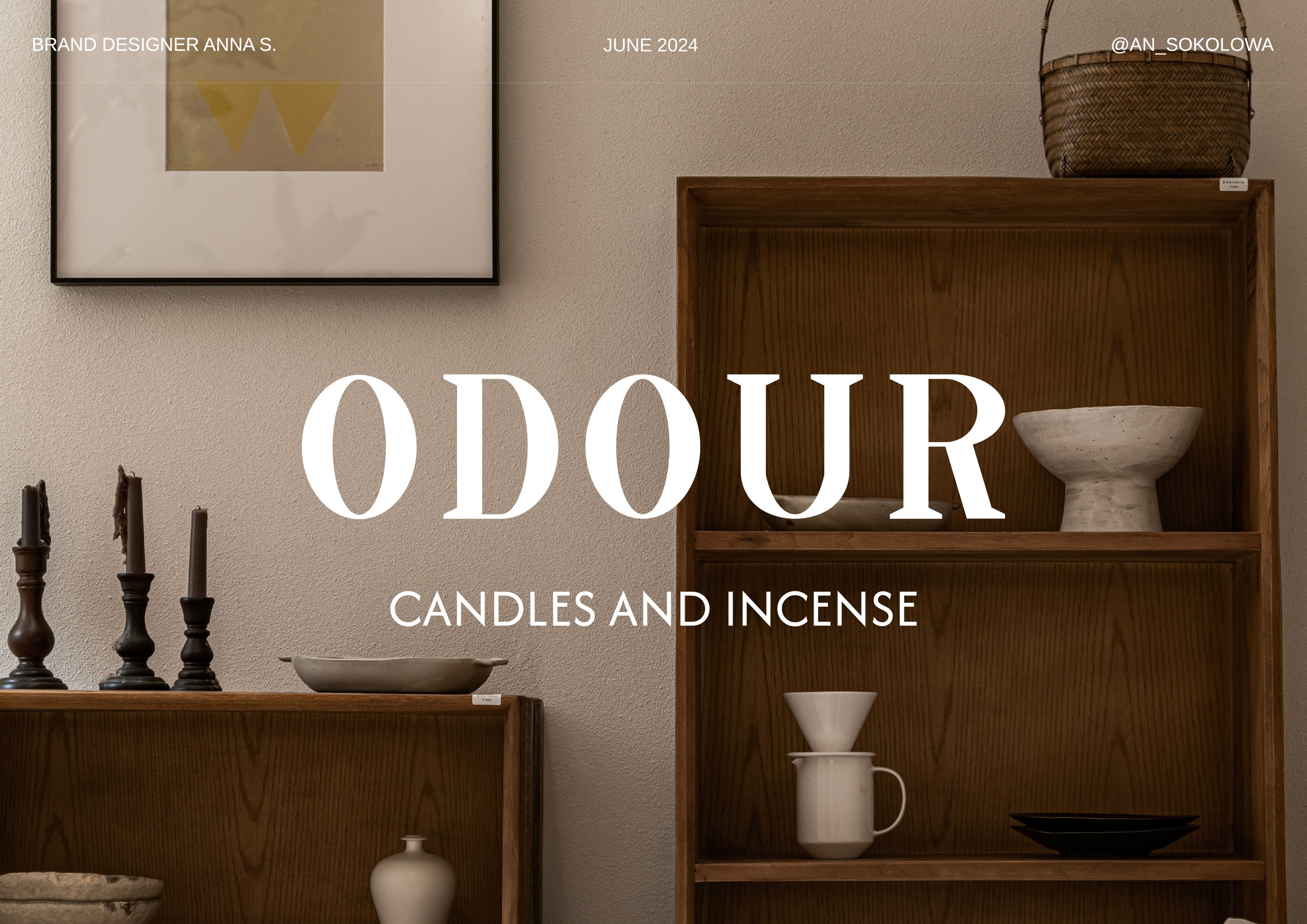 brand of candles / бренд свечей и благовоний / ODOUR — Изображение №1 — Брендинг на Dprofile