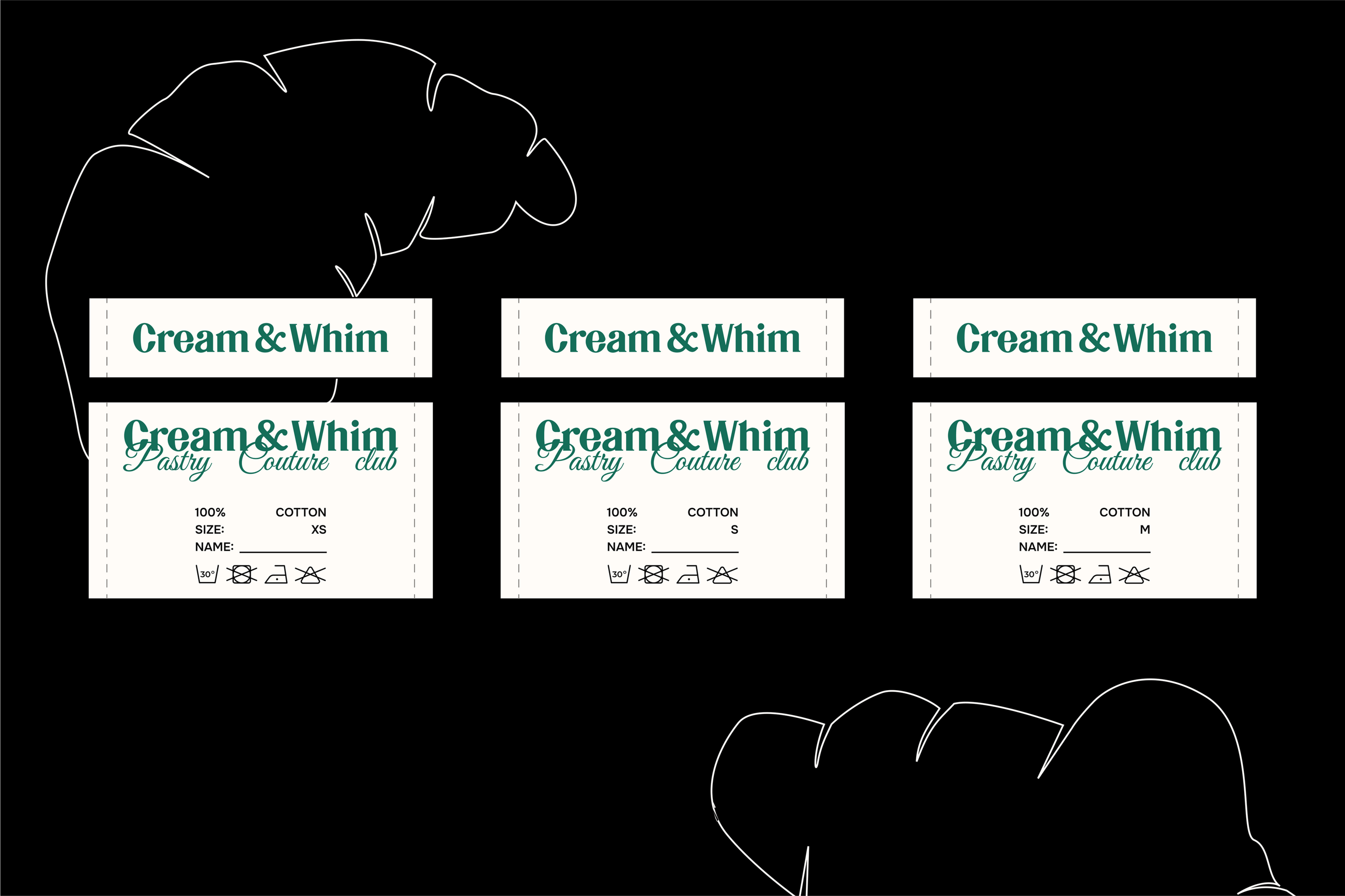 CREAM&WHIM | ЛОГОТИП И ФИРМЕННЫЙ СТИЛЬ — Изображение №7 — Брендинг на Dprofile