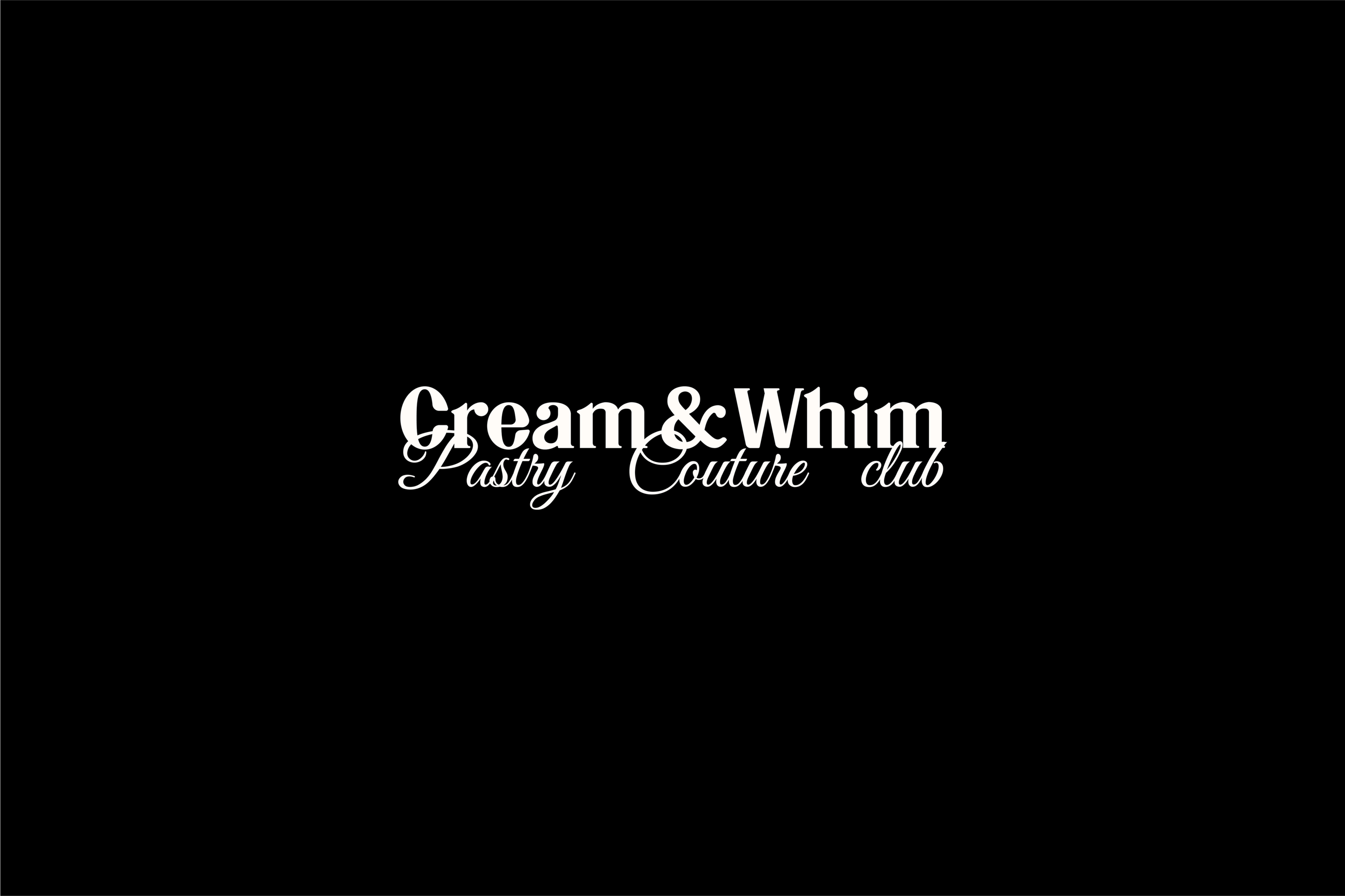 CREAM&WHIM | ЛОГОТИП И ФИРМЕННЫЙ СТИЛЬ — Изображение №1 — Брендинг на Dprofile