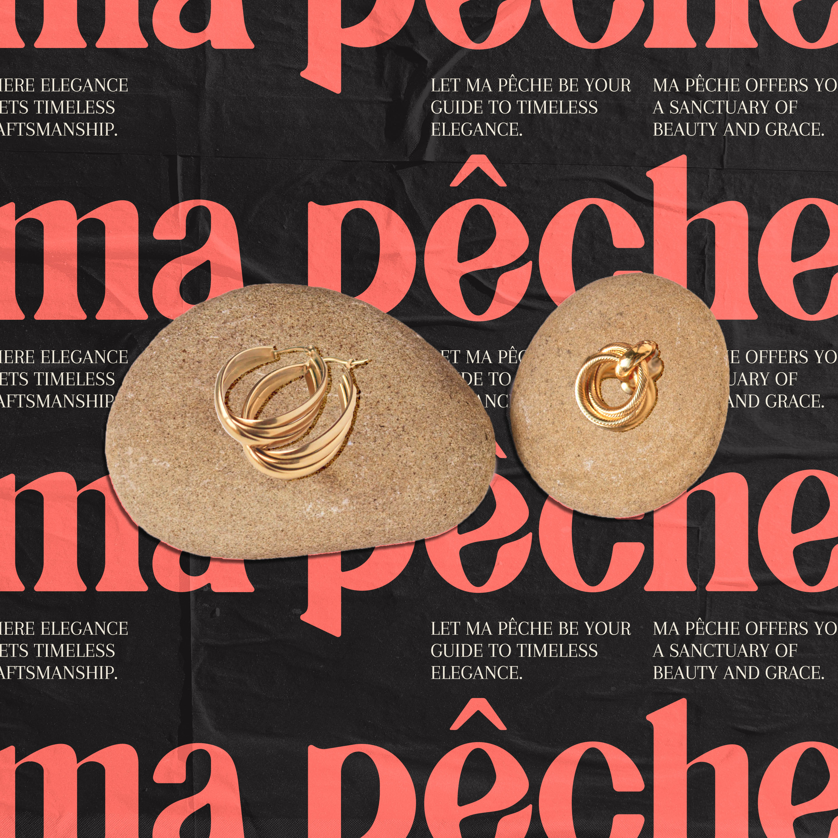 MA PÊCHE | ЛОГОТИП И ФИРМЕННЫЙ СТИЛЬ БРЕНДА УКРАШЕНИЙ — Изображение №1 — Брендинг на Dprofile