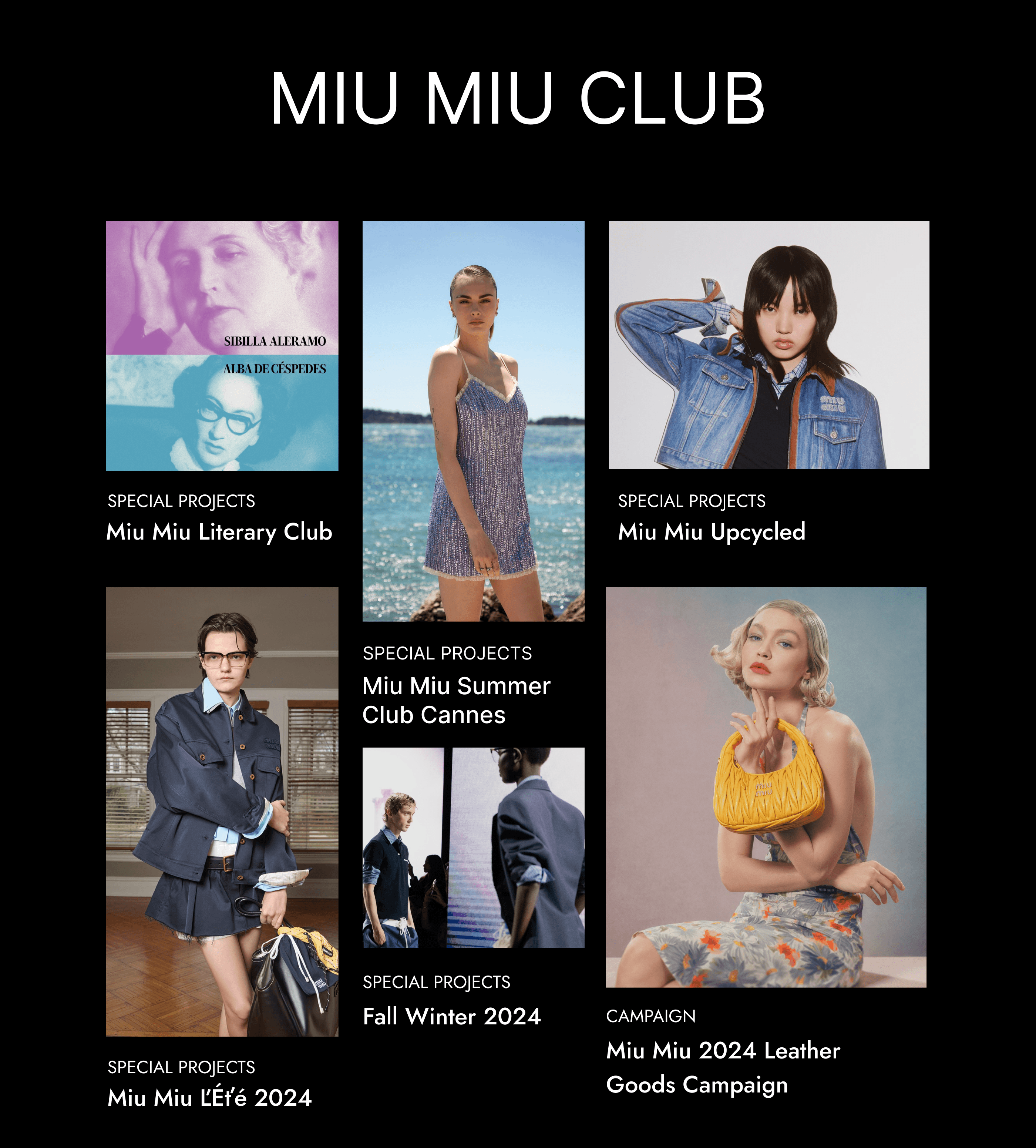 MIU MIU / UNCOMMERCE PROJECT — Изображение №3 — Интерфейсы, Брендинг на Dprofile
