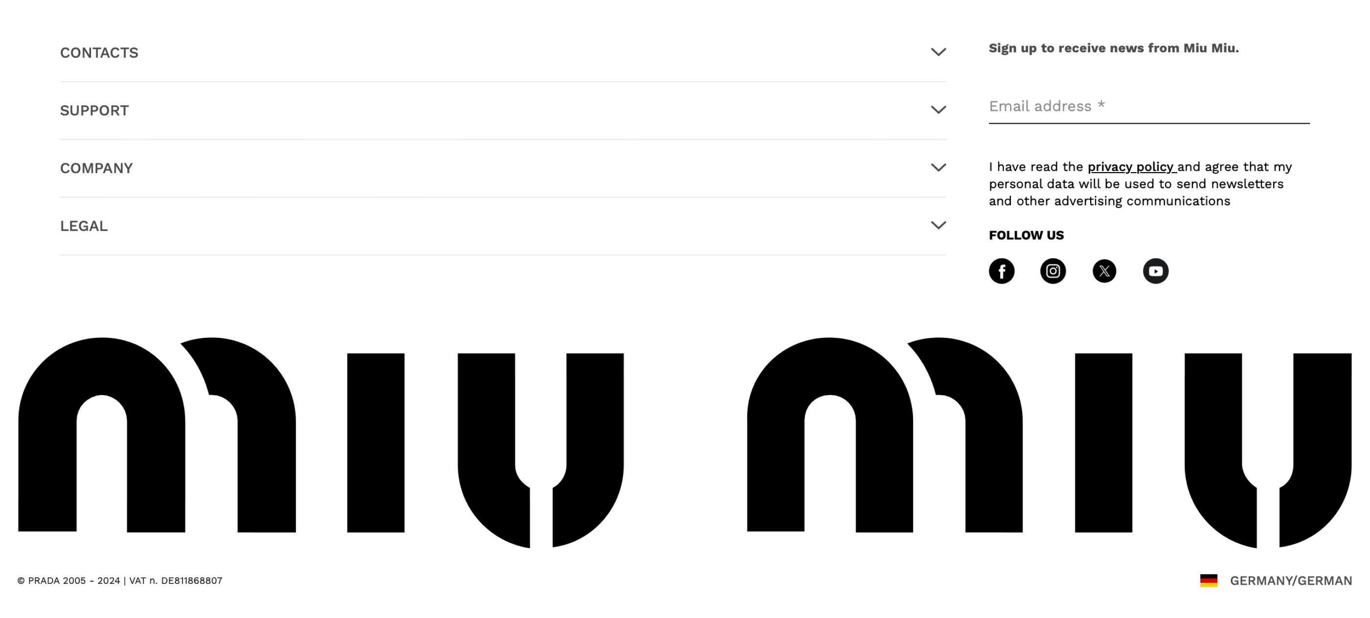 MIU MIU / UNCOMMERCE PROJECT — Изображение №7 — Интерфейсы, Брендинг на Dprofile