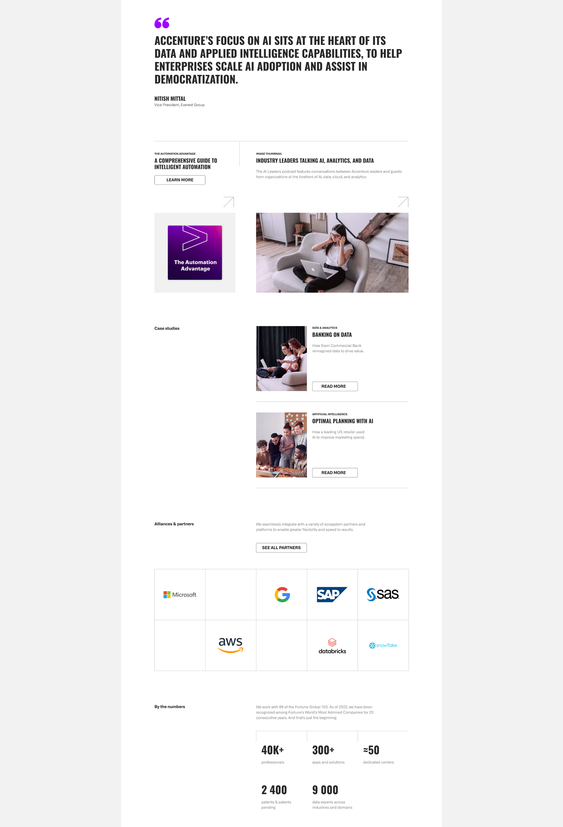 CORPORATE SITE | ACCENTURE REDESIGN — Изображение №7 — Интерфейсы на Dprofile