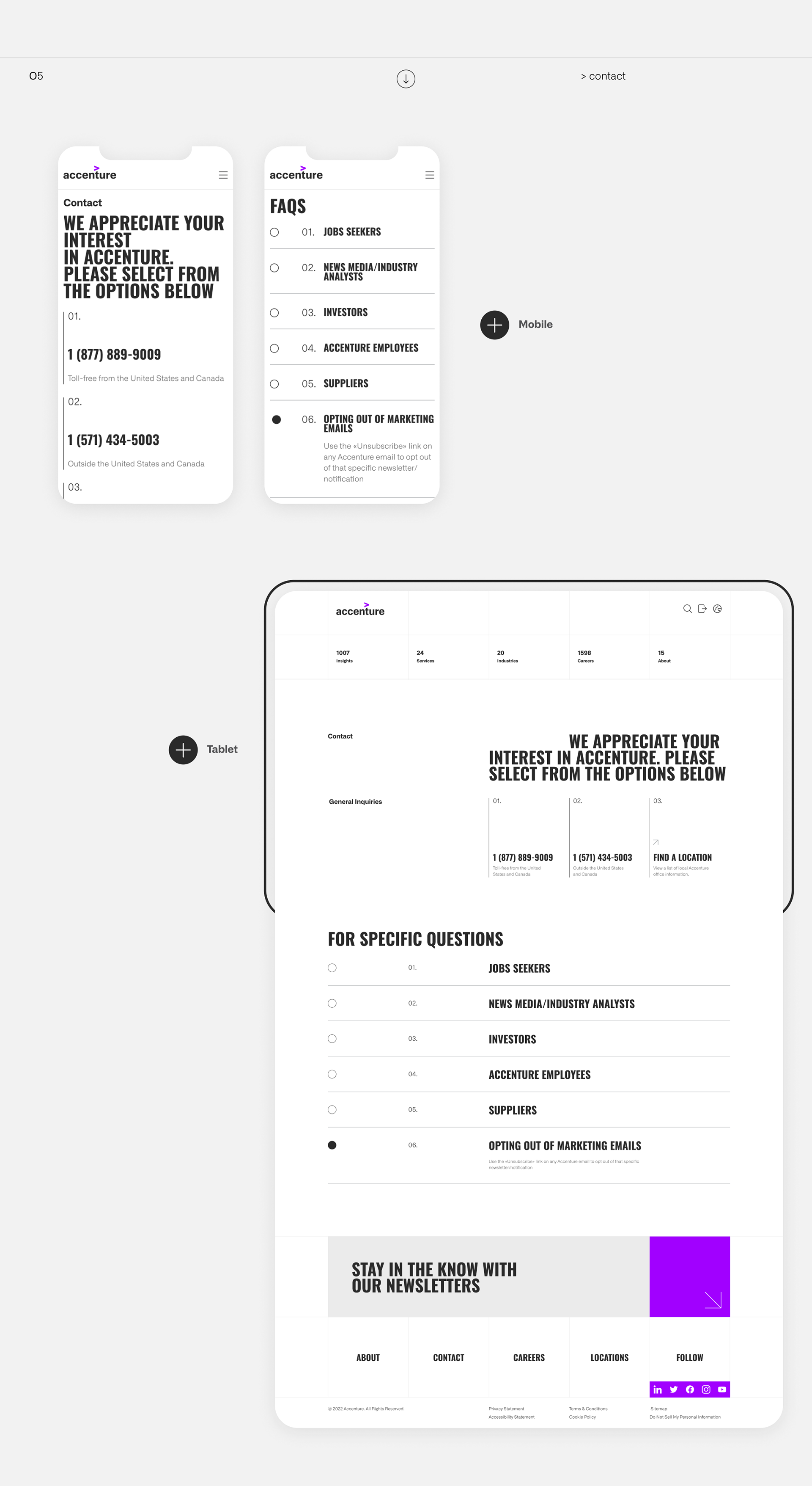 CORPORATE SITE | ACCENTURE REDESIGN — Изображение №16 — Интерфейсы на Dprofile
