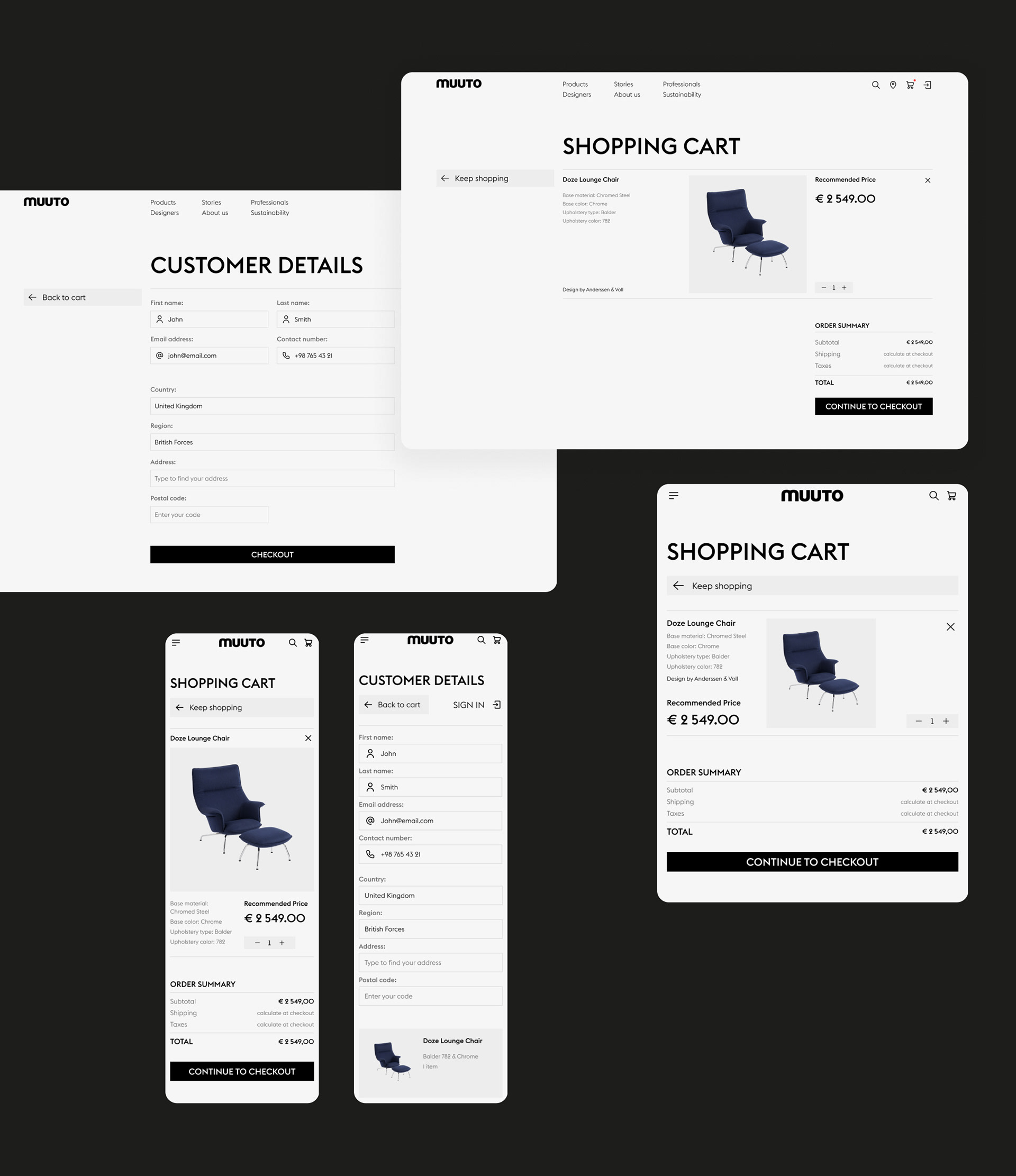 E-COMMERCE | MUUTO REDESIGN — Изображение №9 — Интерфейсы на Dprofile