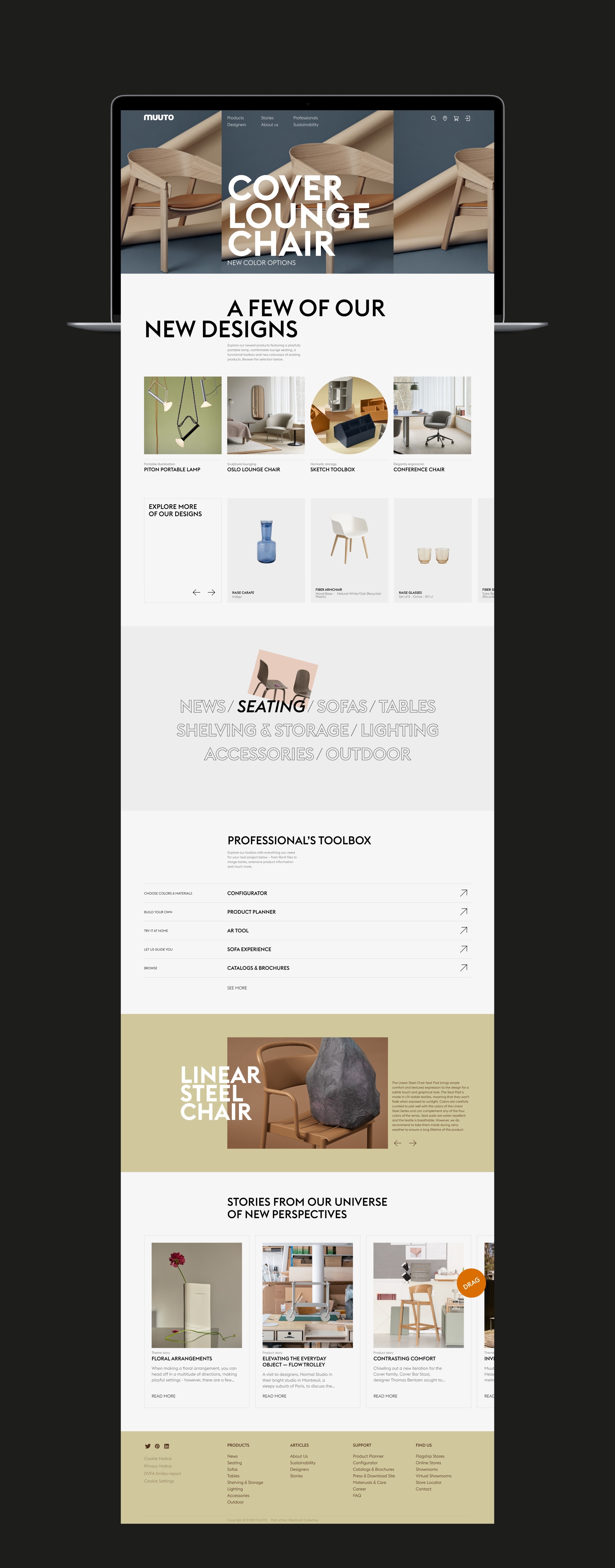 E-COMMERCE | MUUTO REDESIGN — Изображение №3 — Интерфейсы на Dprofile
