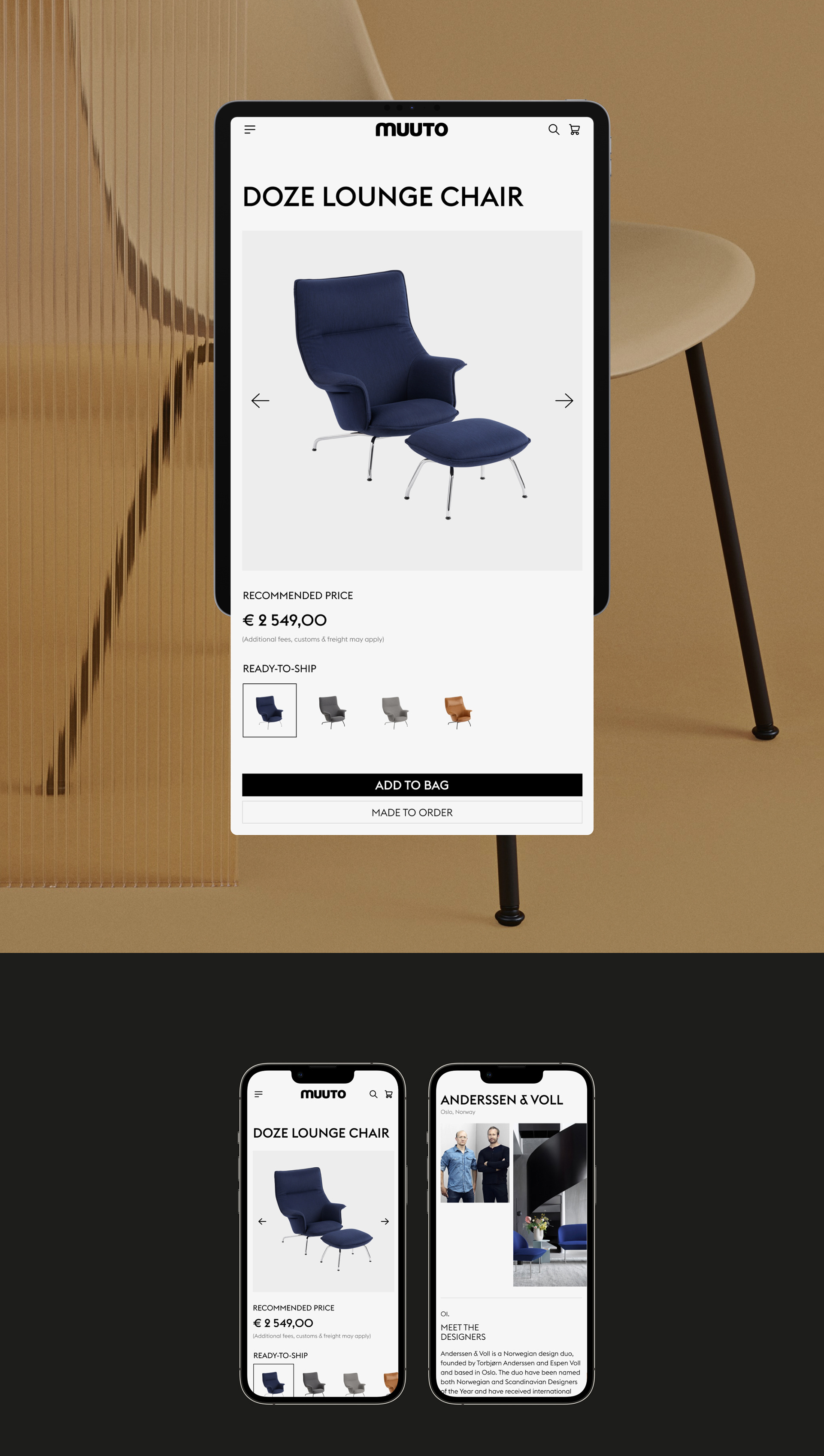 E-COMMERCE | MUUTO REDESIGN — Изображение №7 — Интерфейсы на Dprofile