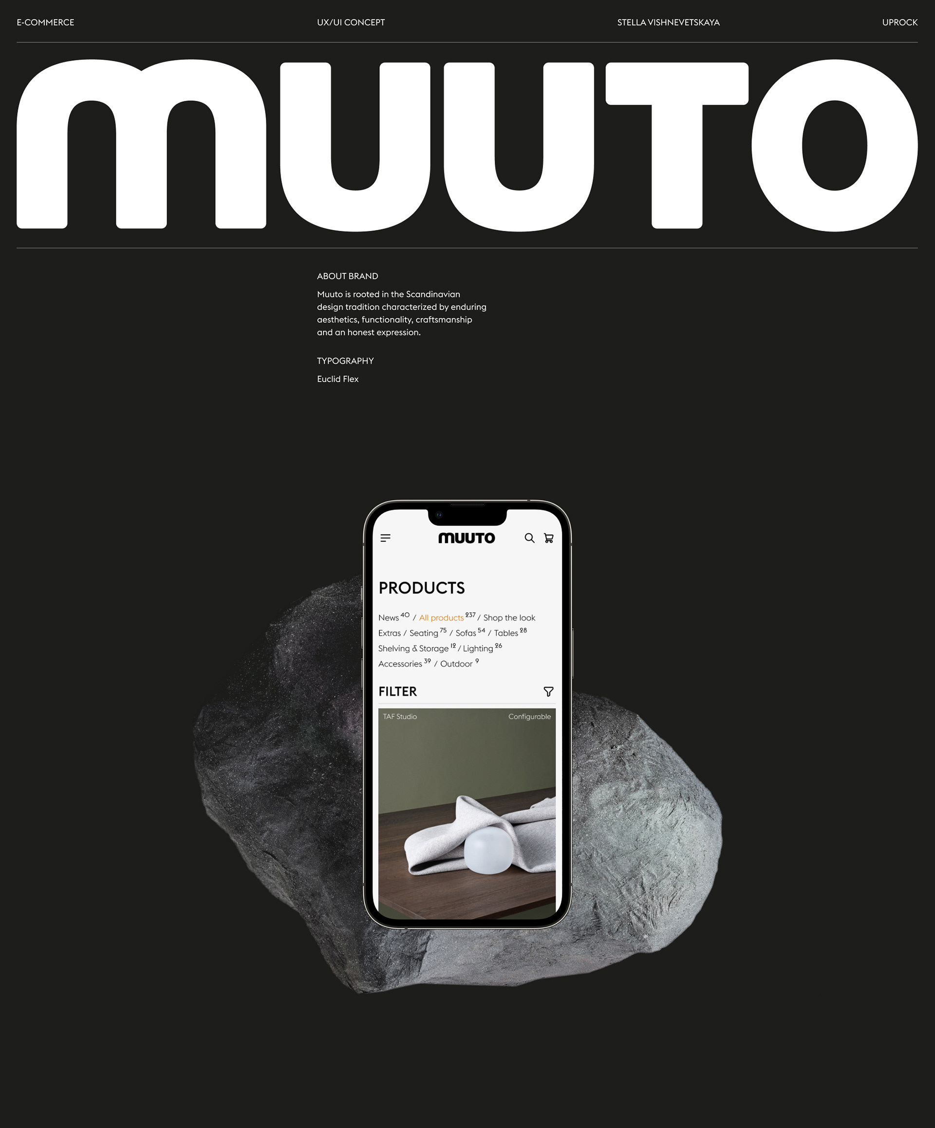 E-COMMERCE | MUUTO REDESIGN — Изображение №1 — Интерфейсы на Dprofile