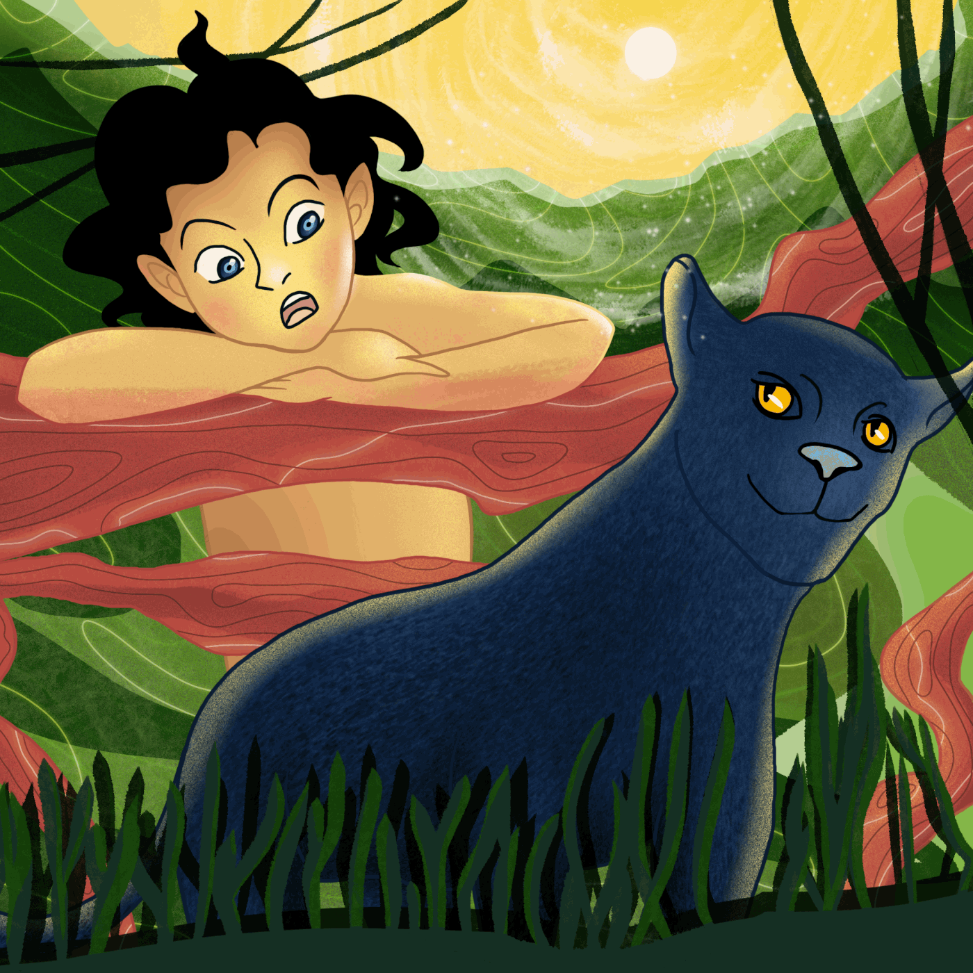 The Jungle book | Children's Book Illustrations — Изображение №16 — Иллюстрация на Dprofile