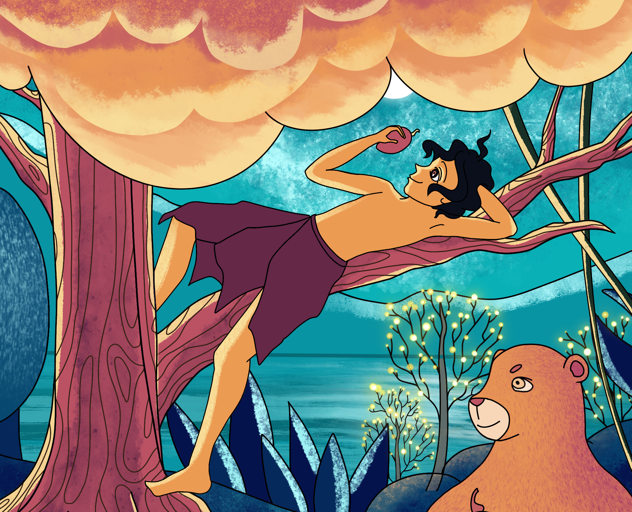 The Jungle book | Children's Book Illustrations — Иллюстрация на Dprofile