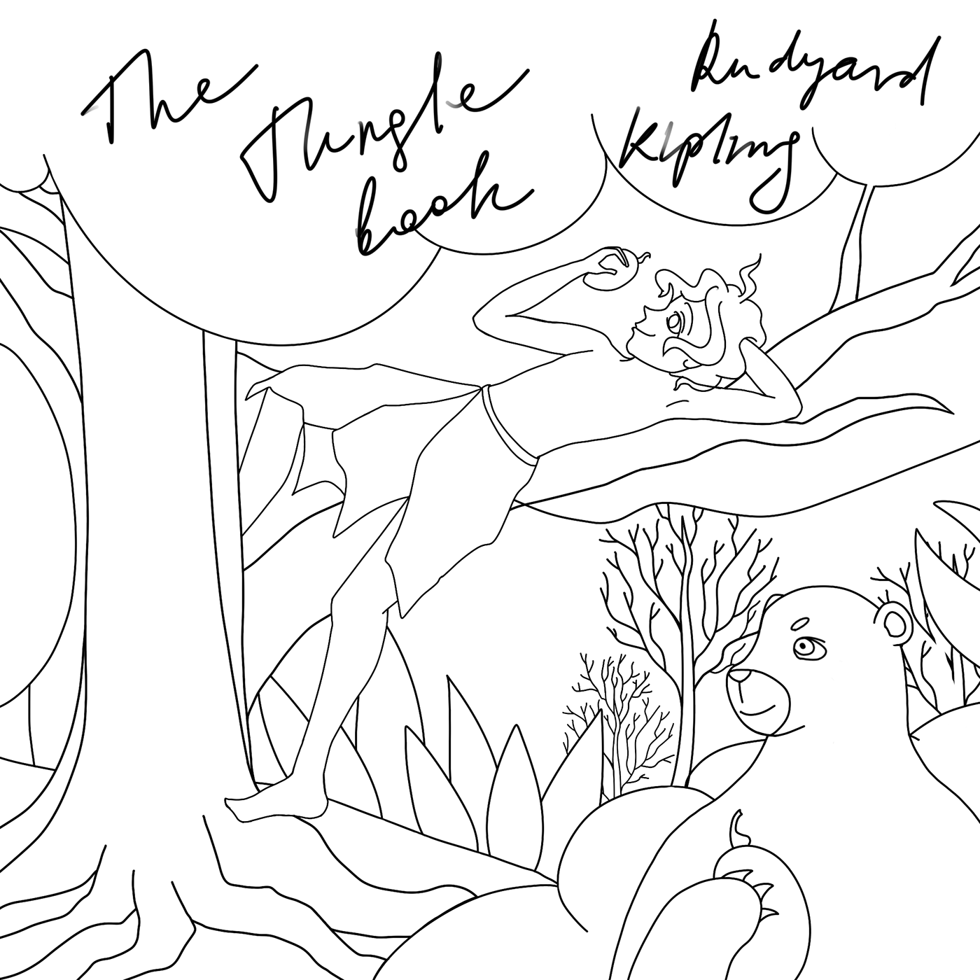 The Jungle book | Children's Book Illustrations — Изображение №2 — Иллюстрация на Dprofile