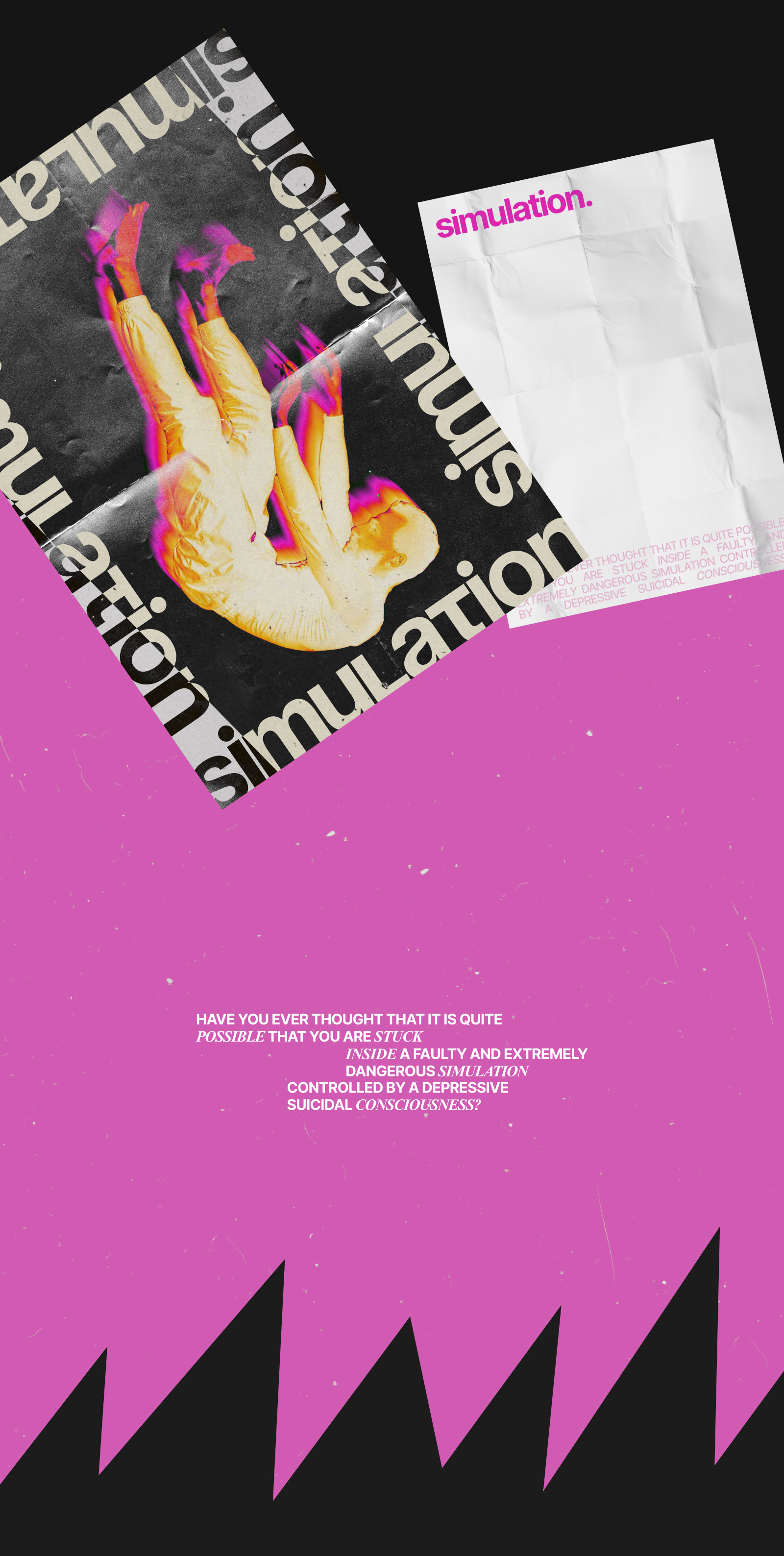 SIMULATION / Poster design — Изображение №2 — Графика на Dprofile