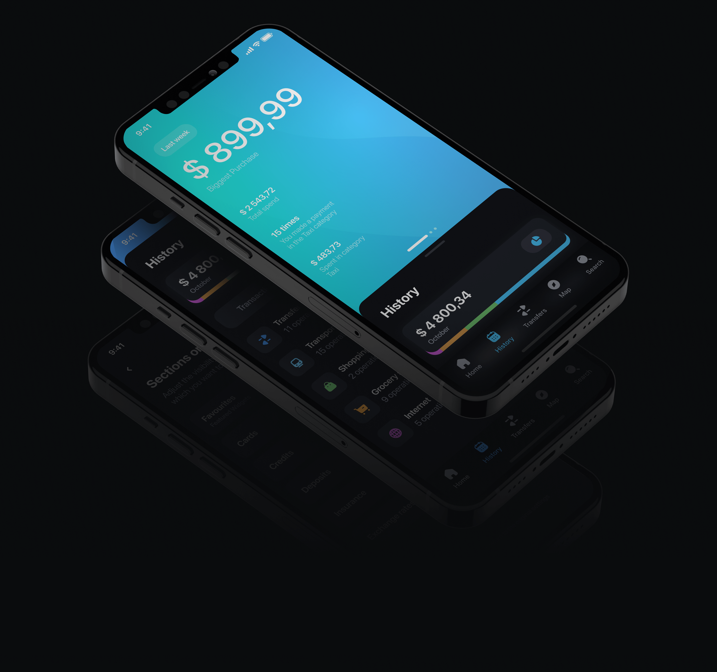 Private Bank Application — Изображение №5 — Интерфейсы, Иллюстрация, Графика на Dprofile