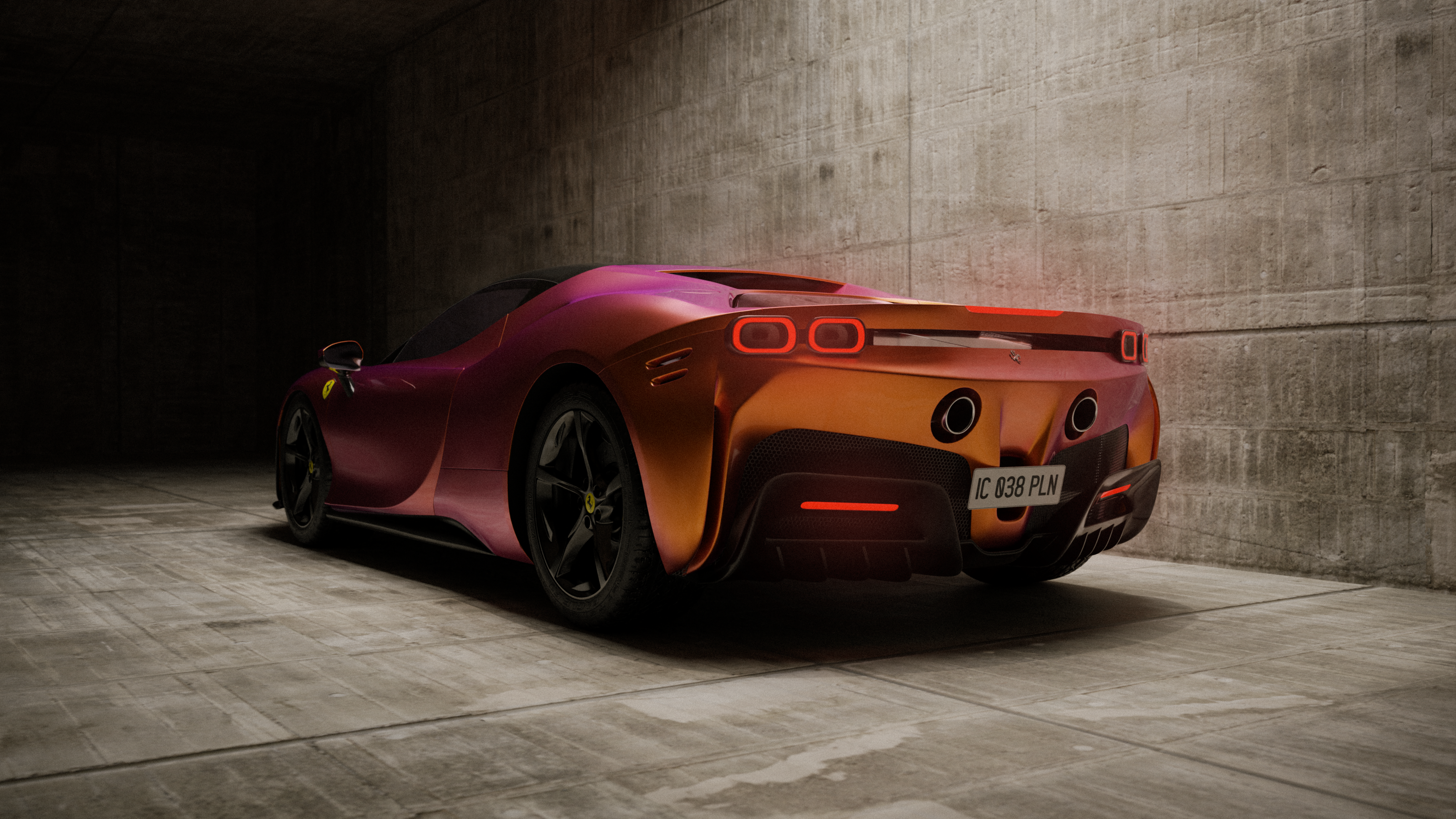 Ferrari SF90 Stradale 2020 — Изображение №5 — Иллюстрация, 3D на Dprofile