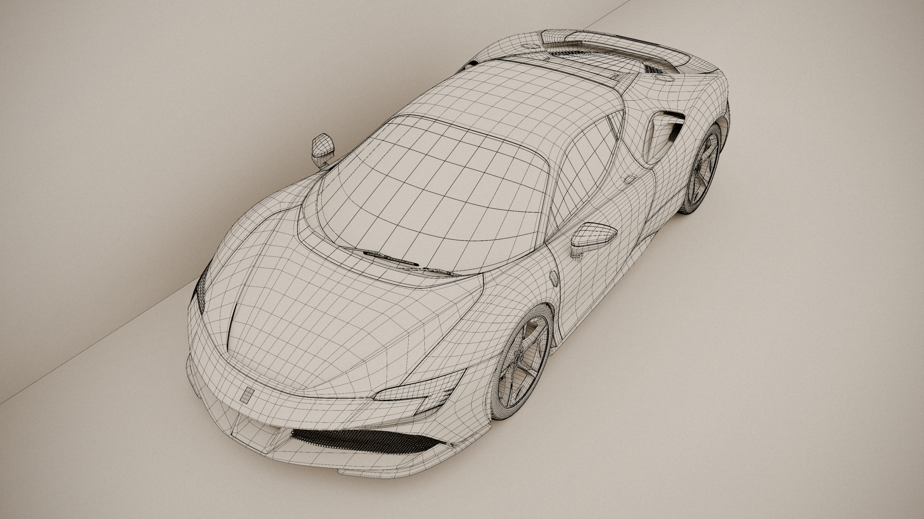 Ferrari SF90 Stradale 2020 — Изображение №8 — Иллюстрация, 3D на Dprofile