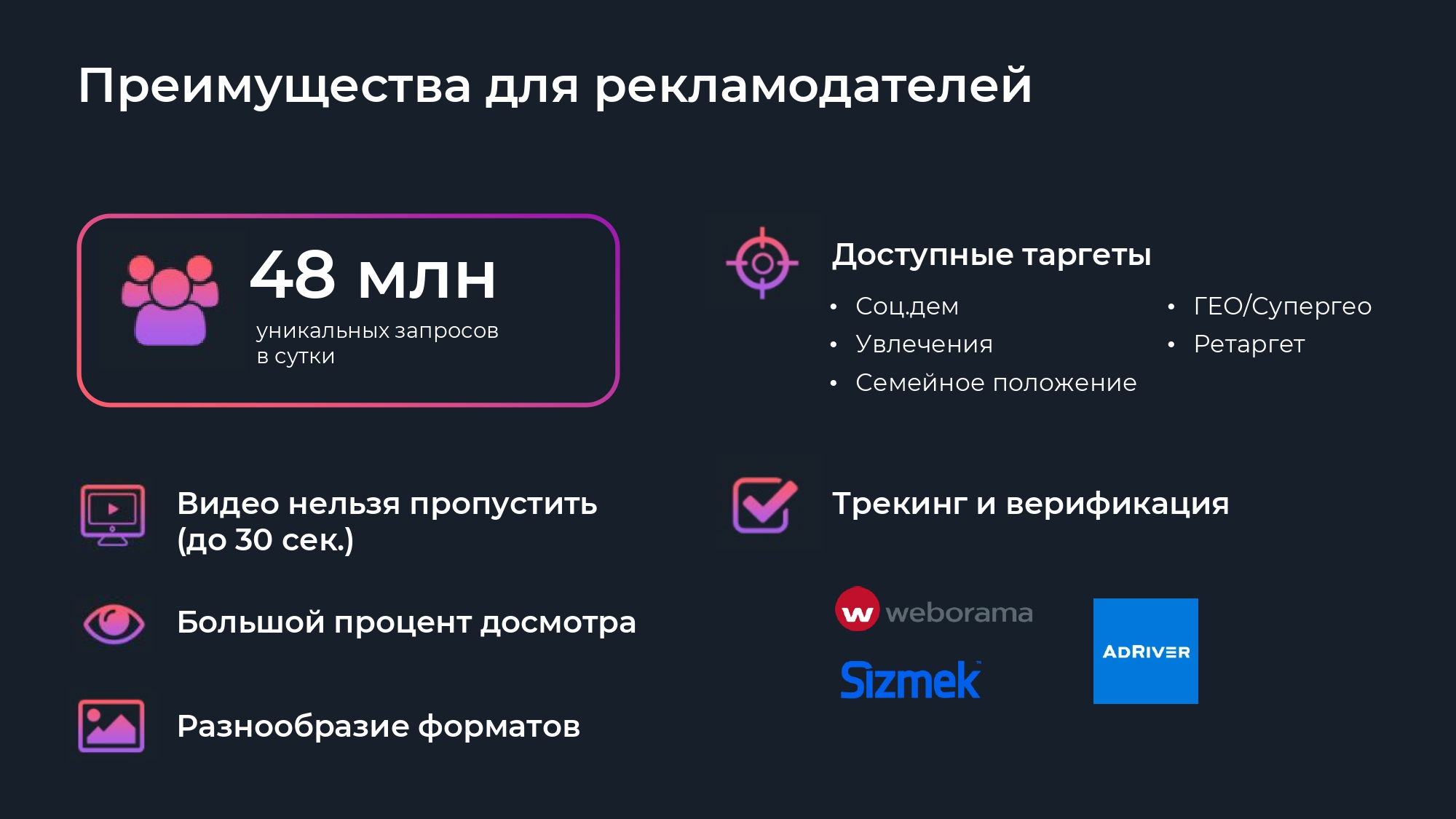 Презентация услуги размещения видеорекламы видеорекламы — Изображение №6 — Графика, Маркетинг на Dprofile