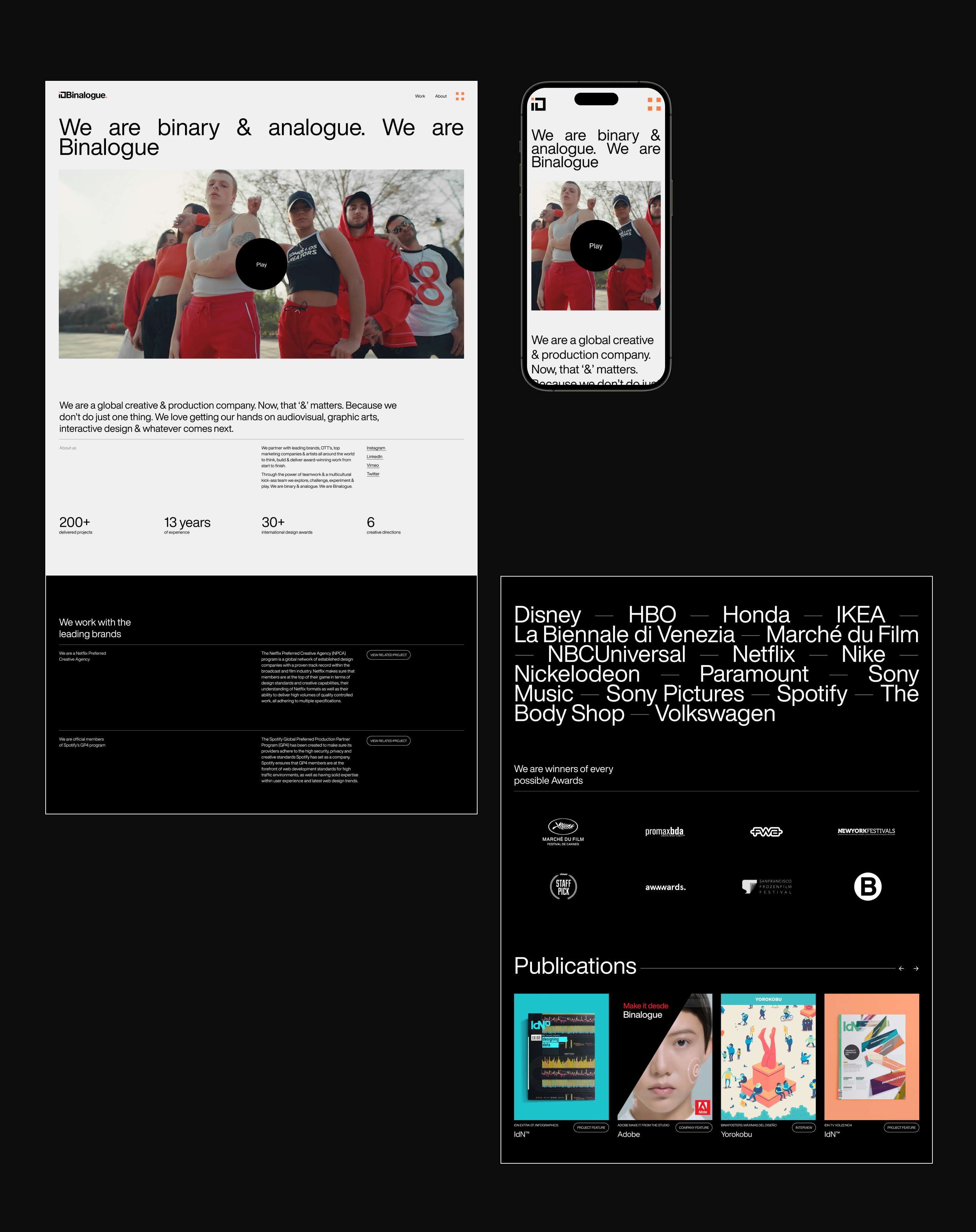 Binalogue – redesign concept — Изображение №6 — Интерфейсы на Dprofile
