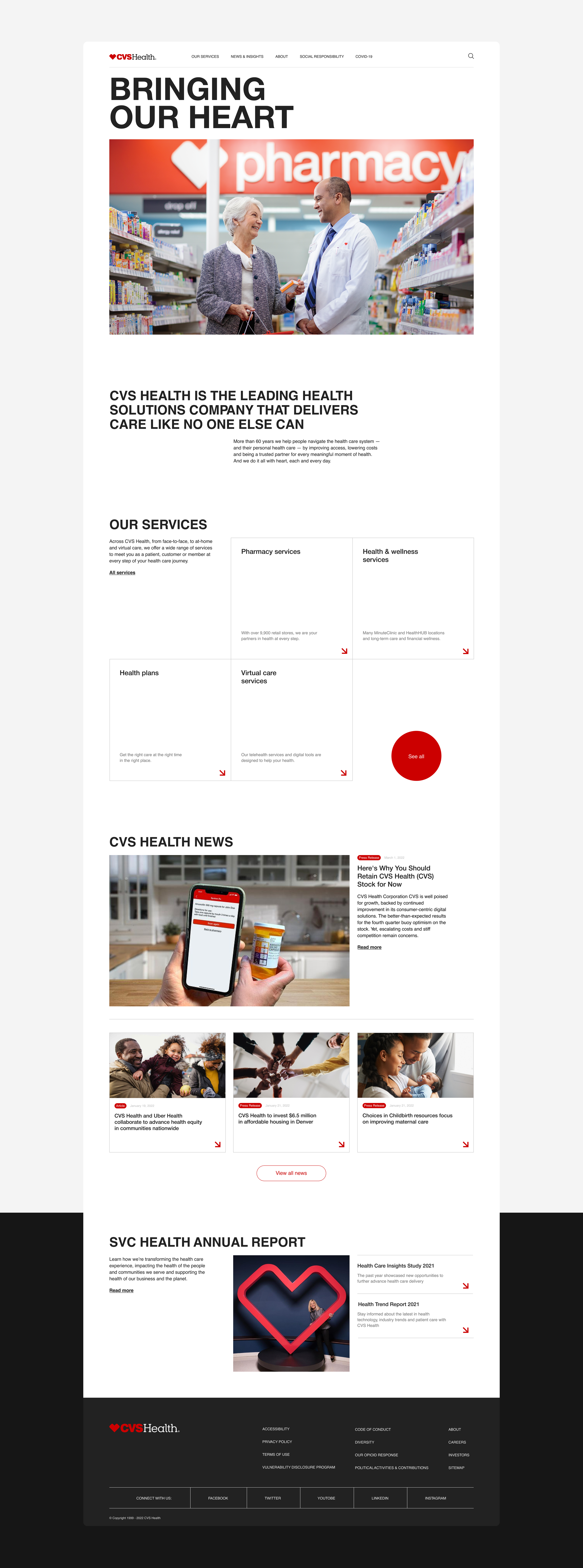 CVS Health – redesign concept — Изображение №2 — Интерфейсы на Dprofile
