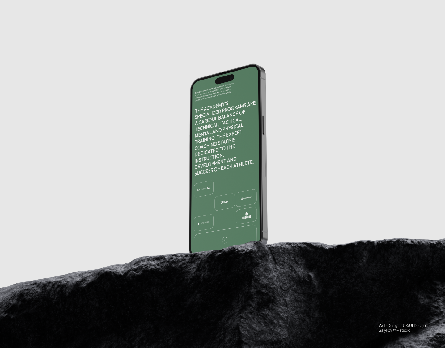 Evert. – Tennis Academy — Изображение №8 — Интерфейсы на Dprofile