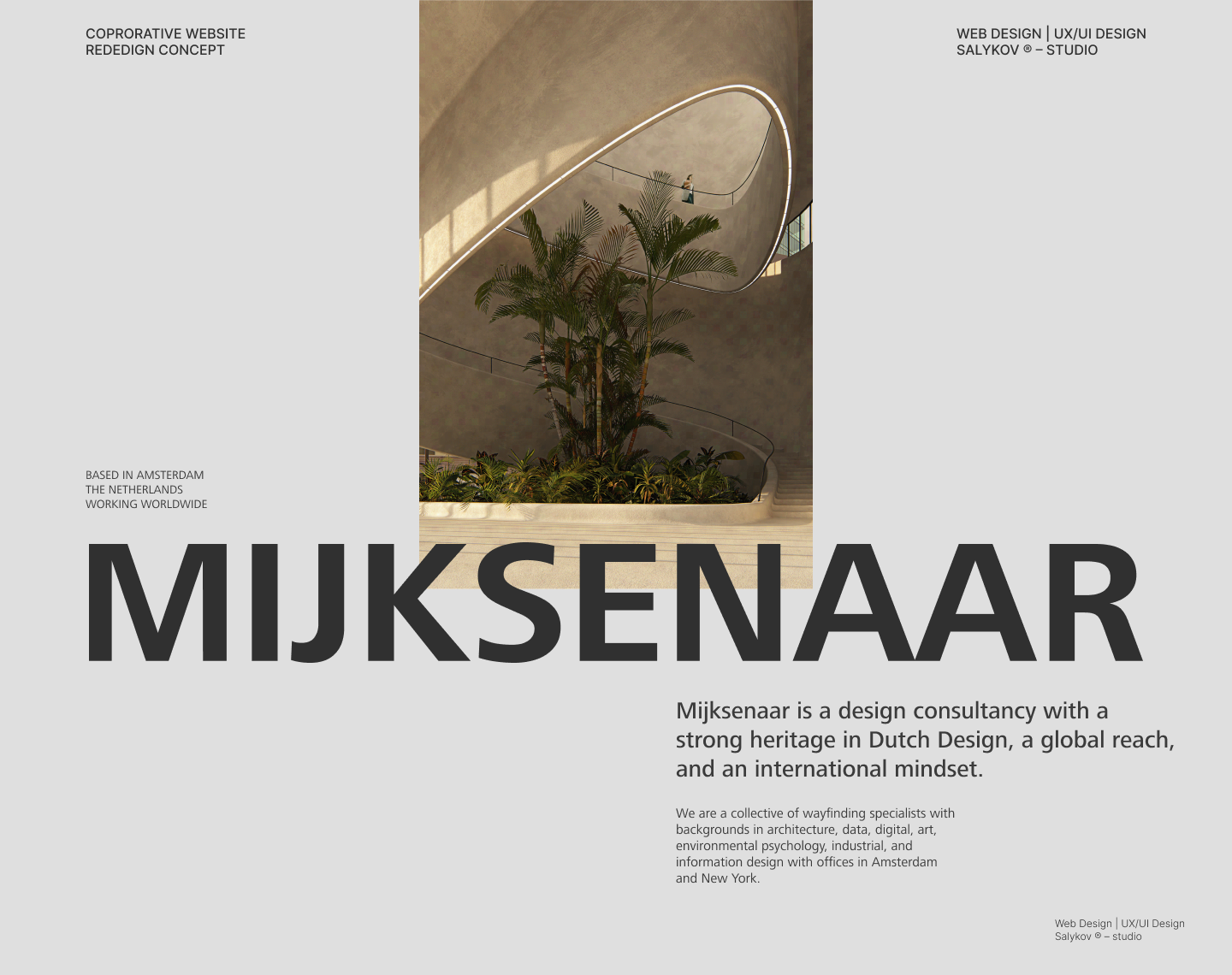 Mijksenaar – Architectural bureau — Изображение №1 — Интерфейсы на Dprofile
