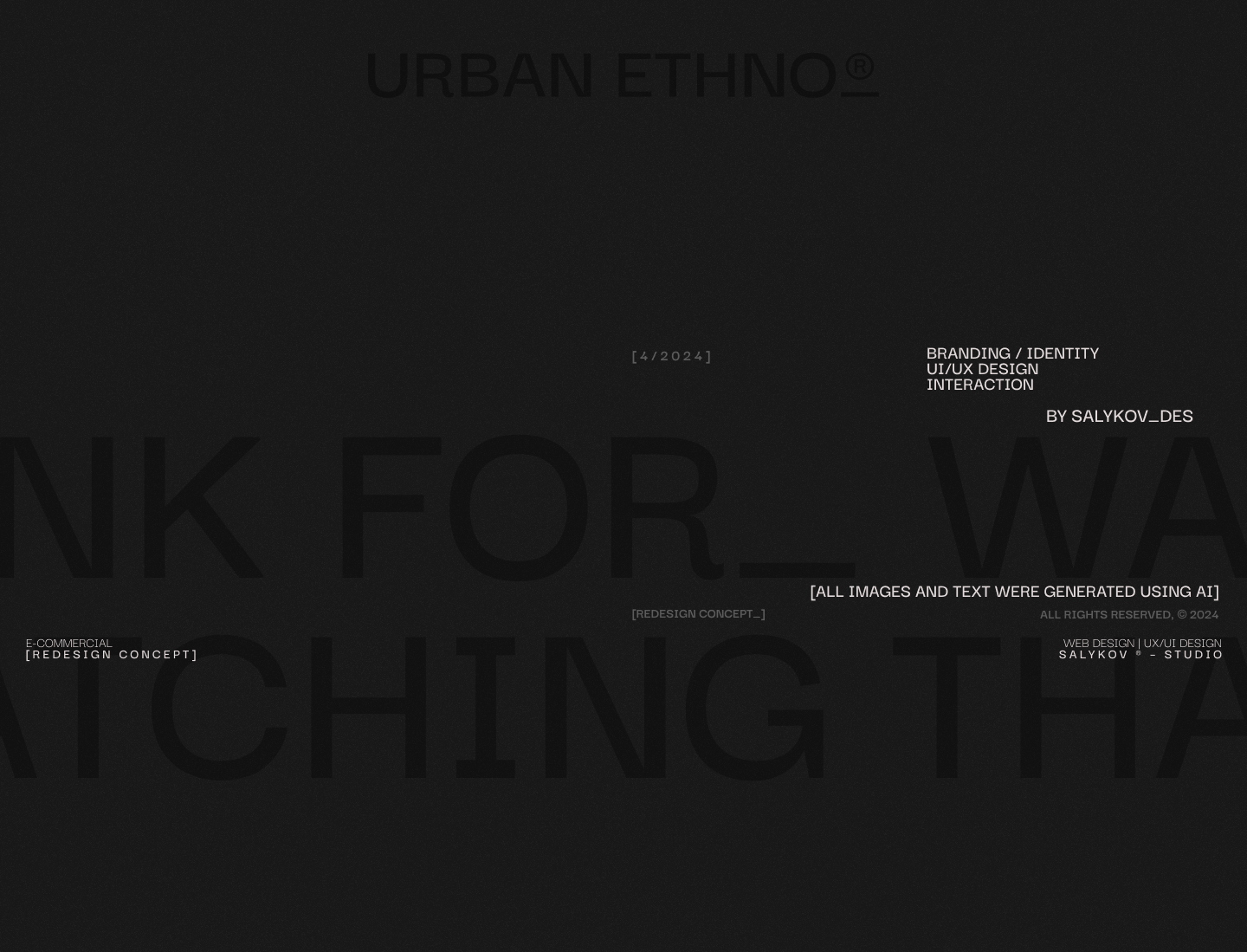 Urban Ethno® - Exosuit Production — Изображение №10 — Интерфейсы на Dprofile