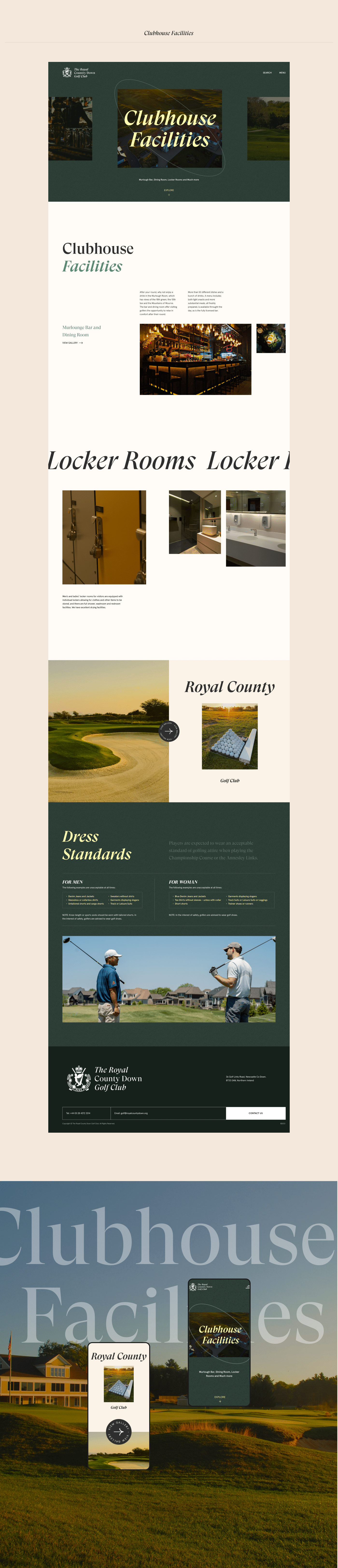 The Royal Country Down — Редизайн сайта гольф клуба — Изображение №11 — Интерфейсы на Dprofile